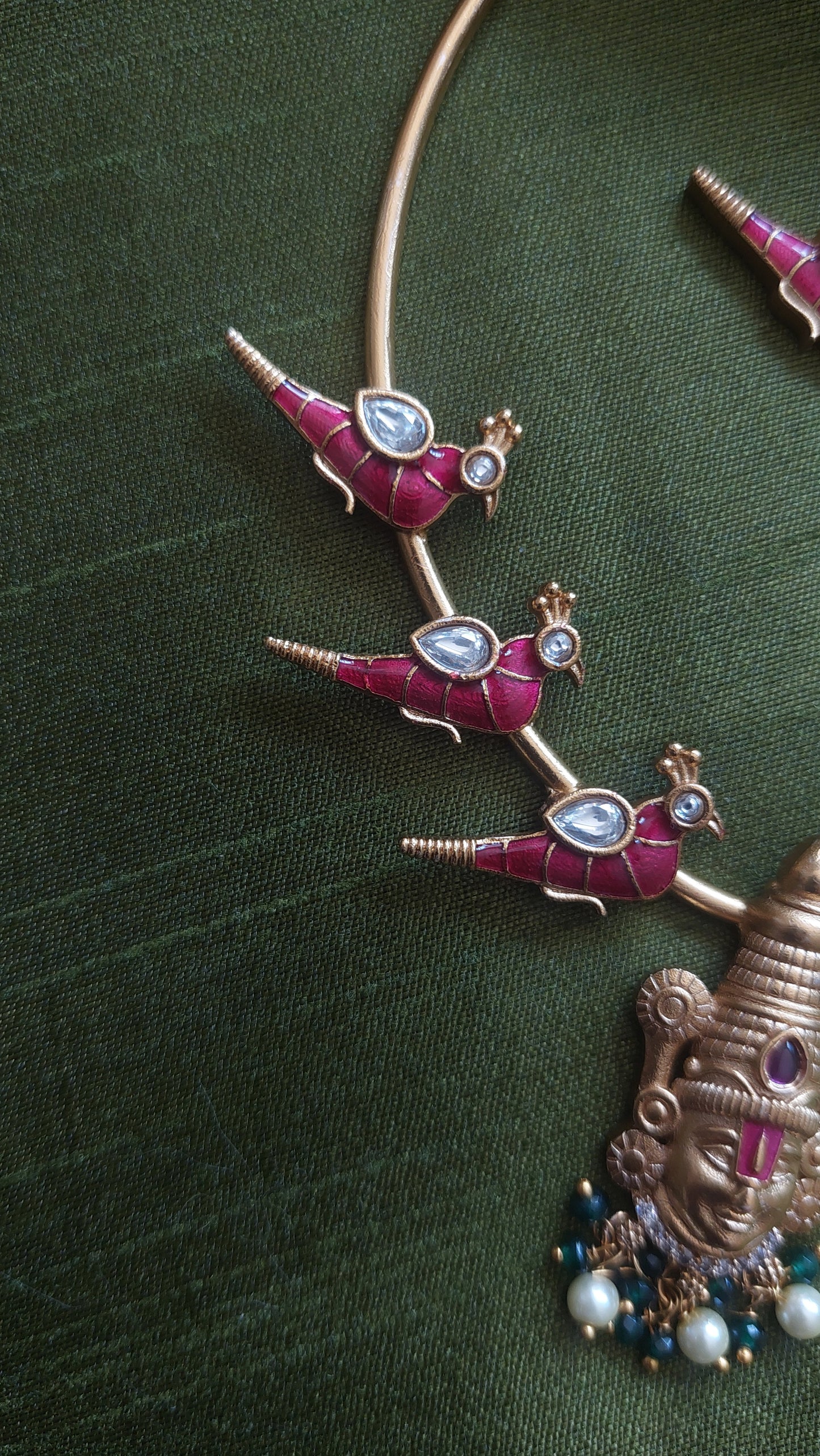 KUNDAN JADAU NECKLACE & EARRINGS