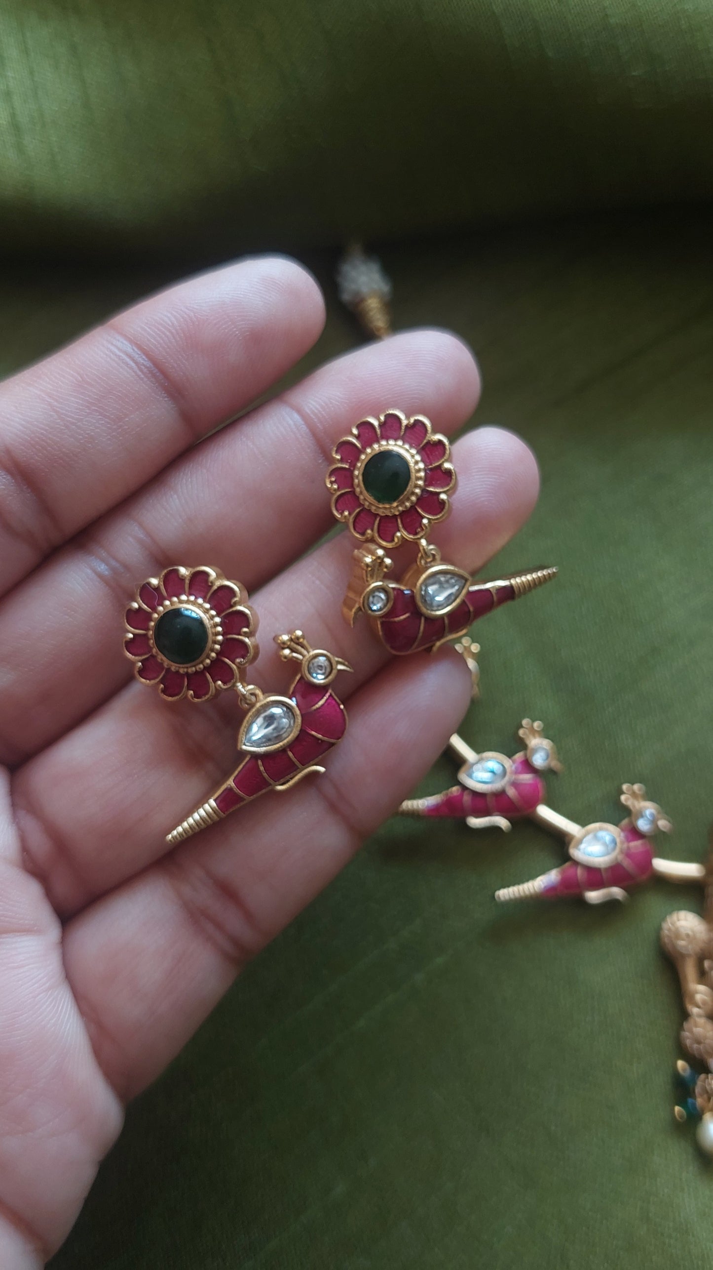 KUNDAN JADAU NECKLACE & EARRINGS