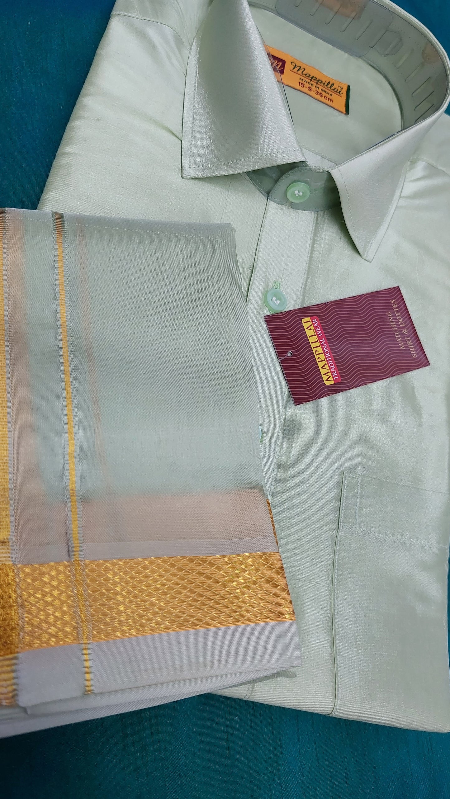 MINT GREEN VESTI & SHIRT