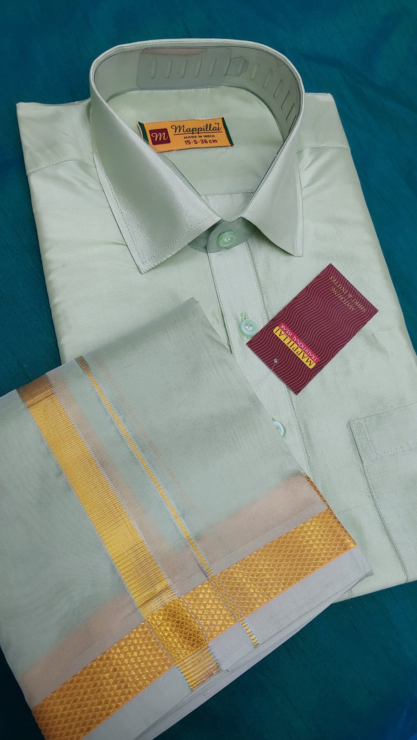 MINT GREEN VESTI & SHIRT