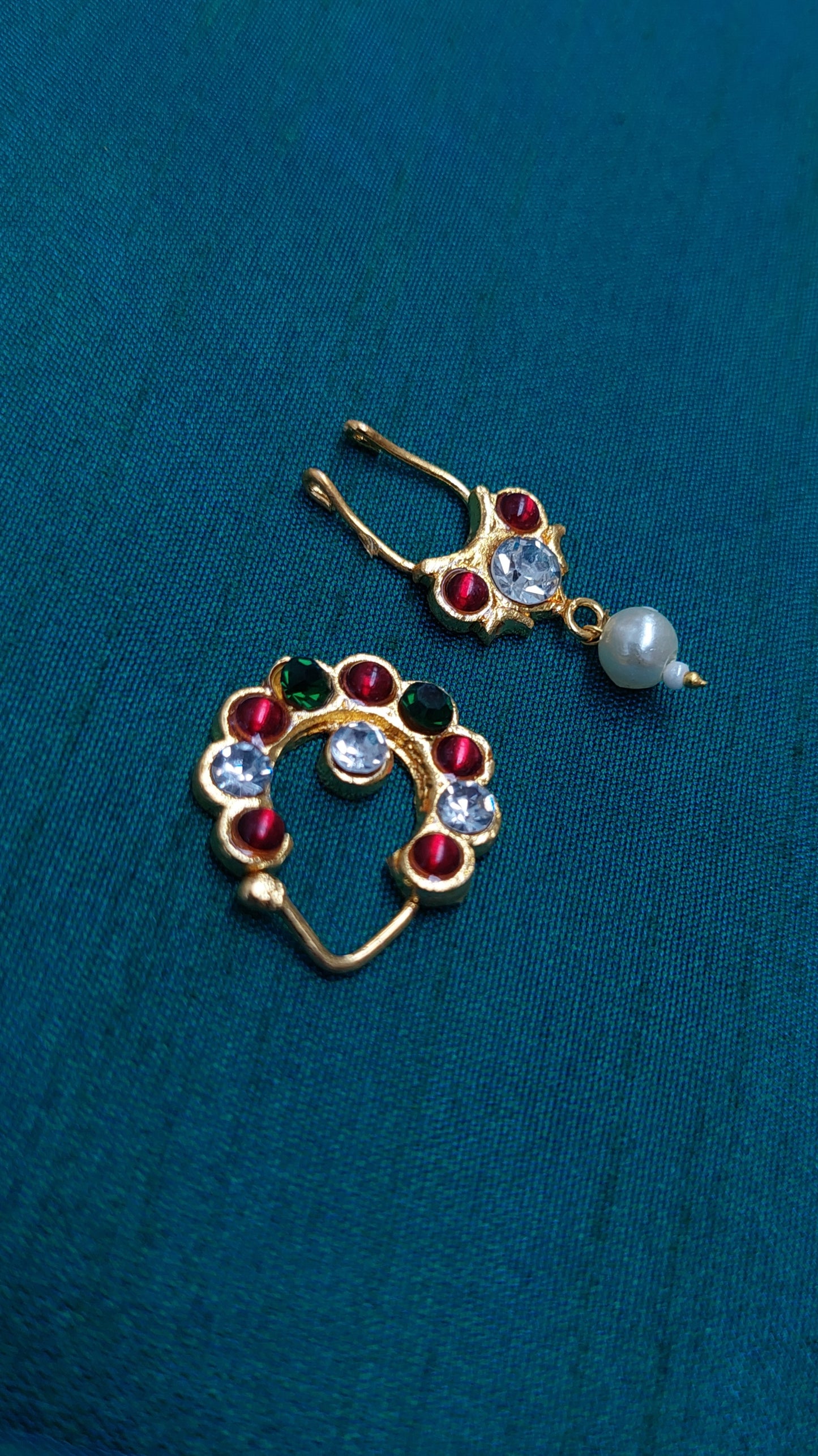 DUAL NOSE PINS 014