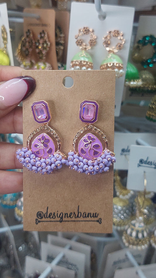 GOLD FASHION EARRINGS E100