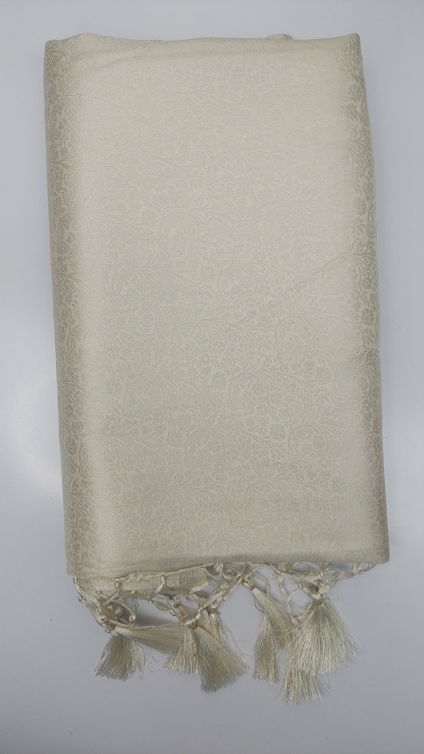 OFF WHITE SILK SAREE