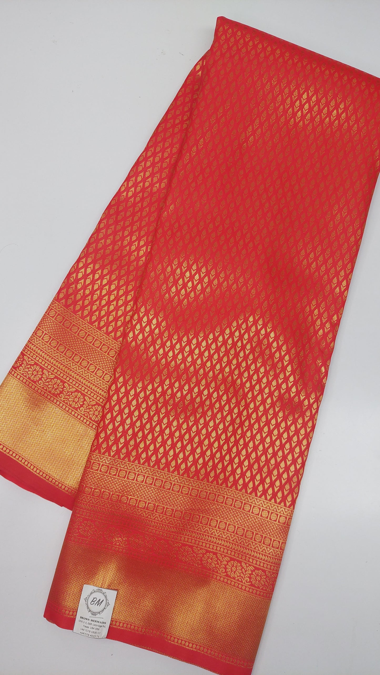 RED KUBER SILK SAREE 002
