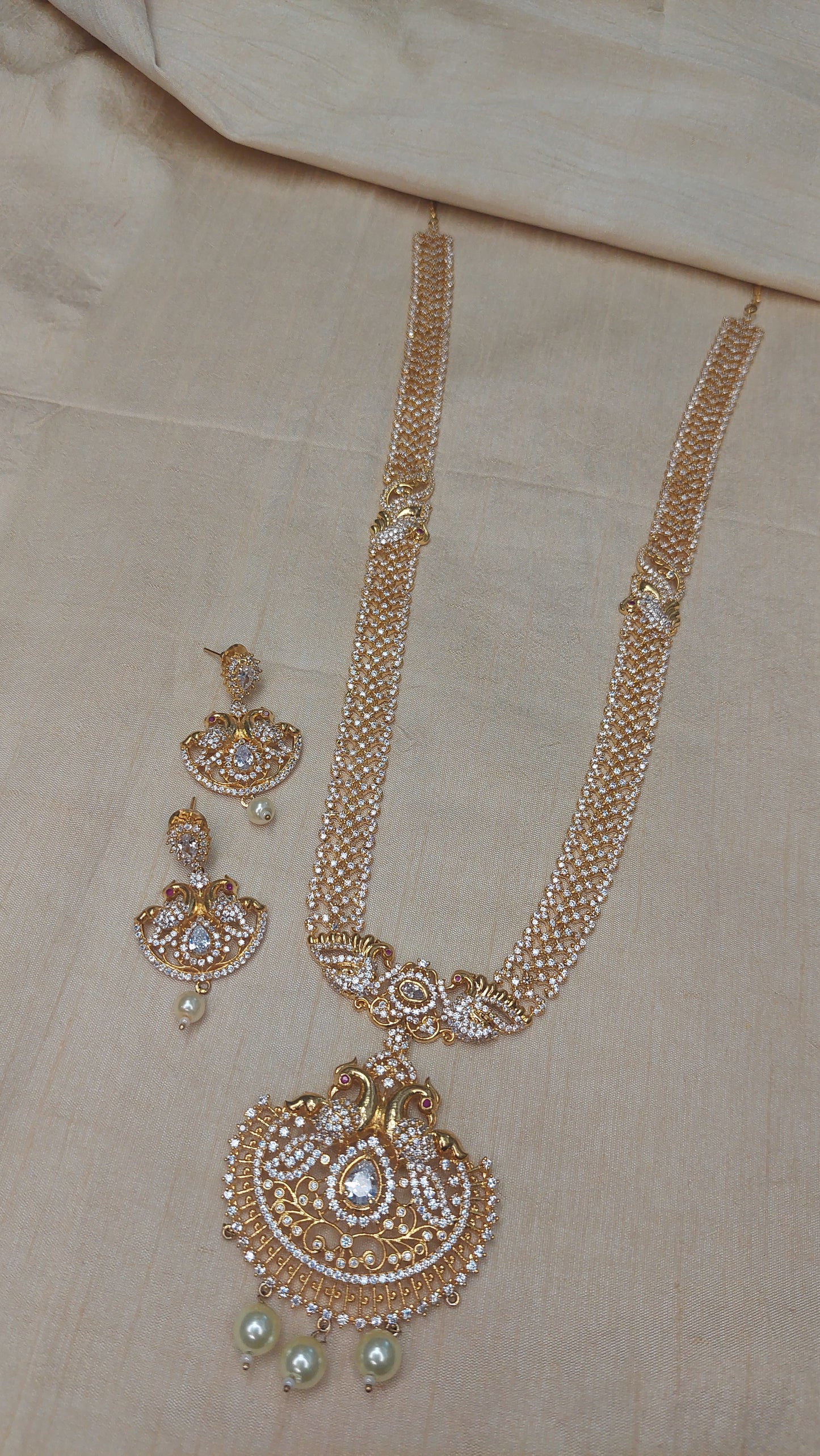 LONG PEACOCK A.D. STONE SET