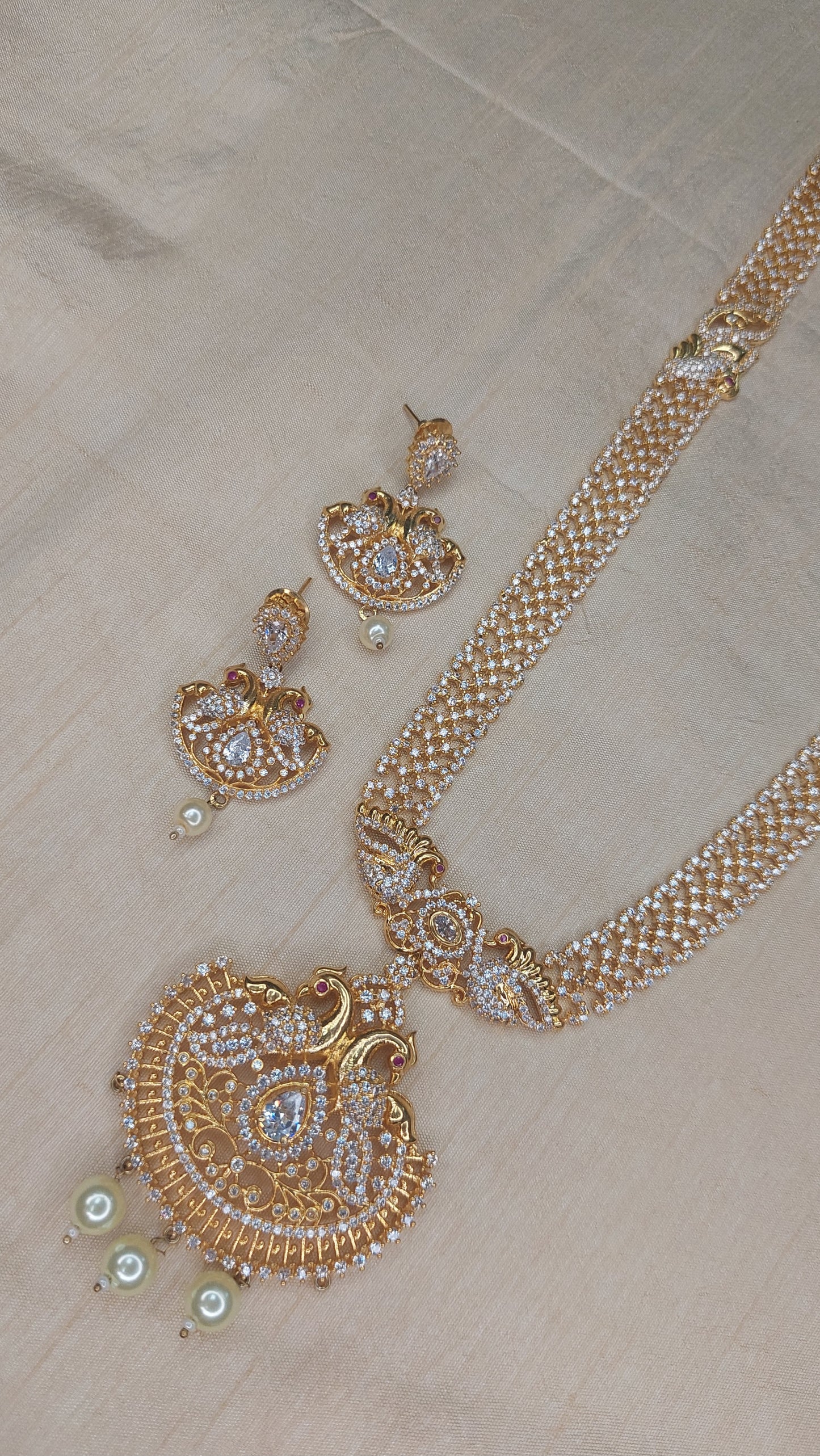 LONG PEACOCK A.D. STONE SET