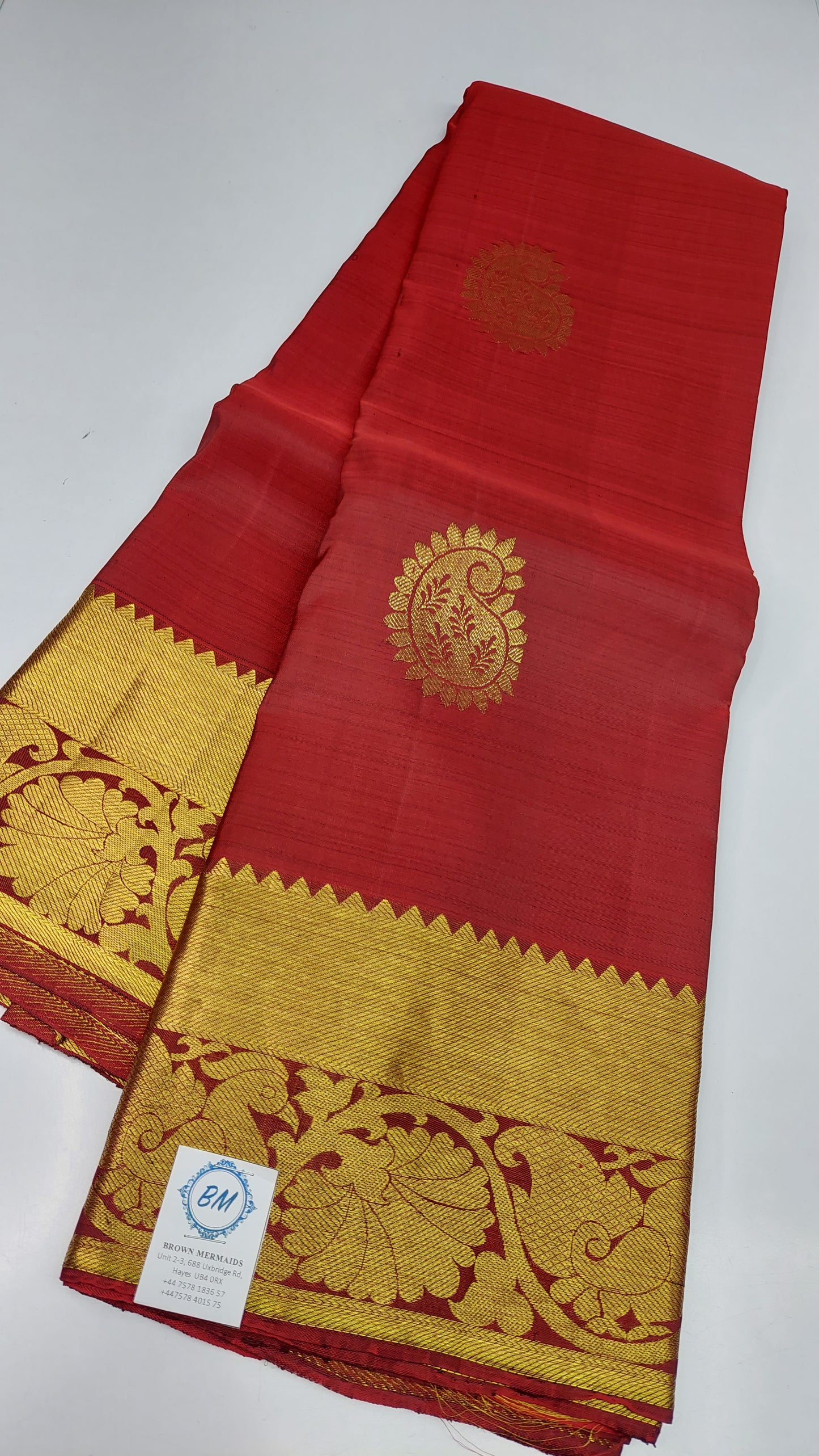 DEEP RED KANJIPURAM
