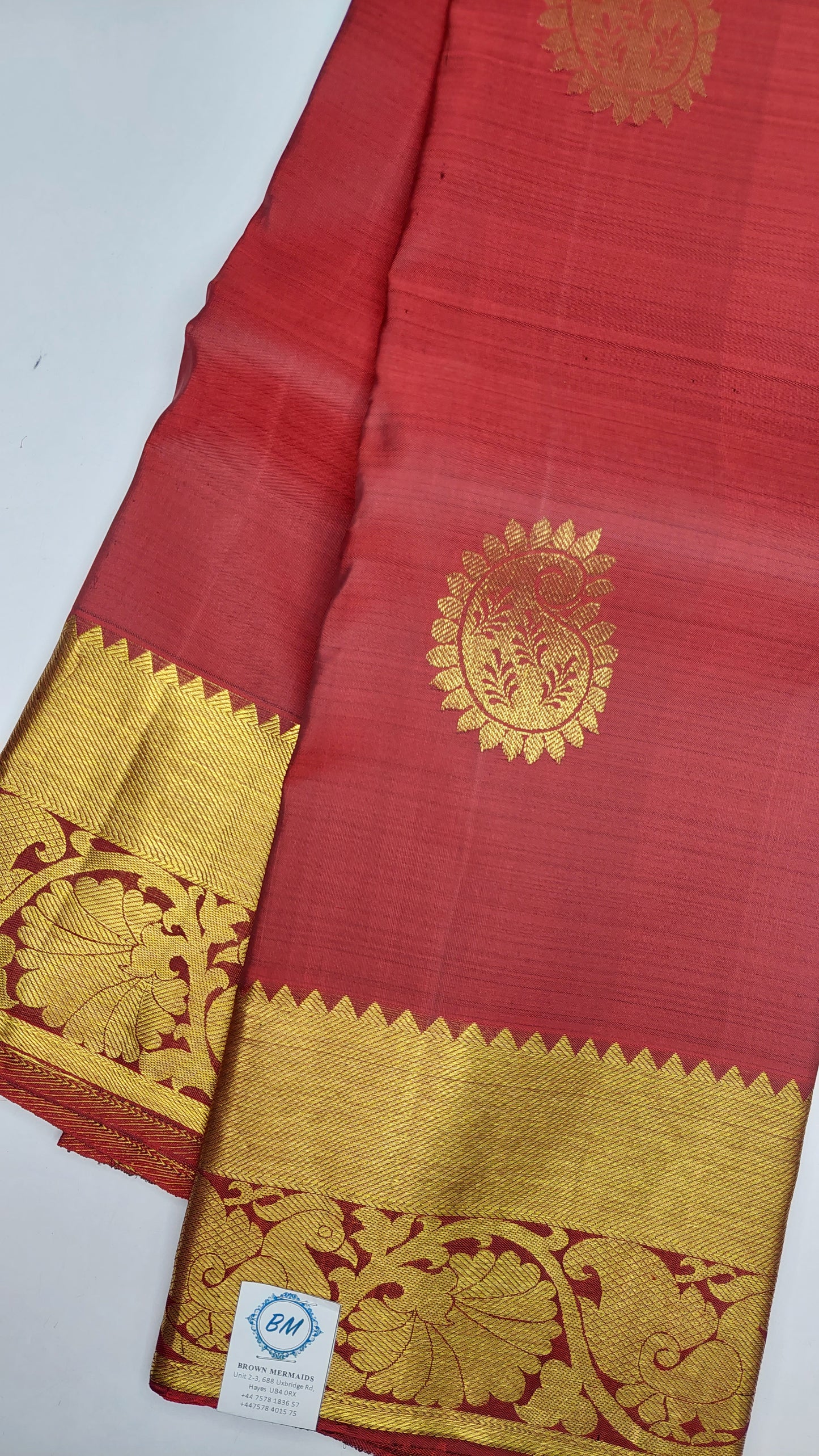 DEEP RED KANJIPURAM