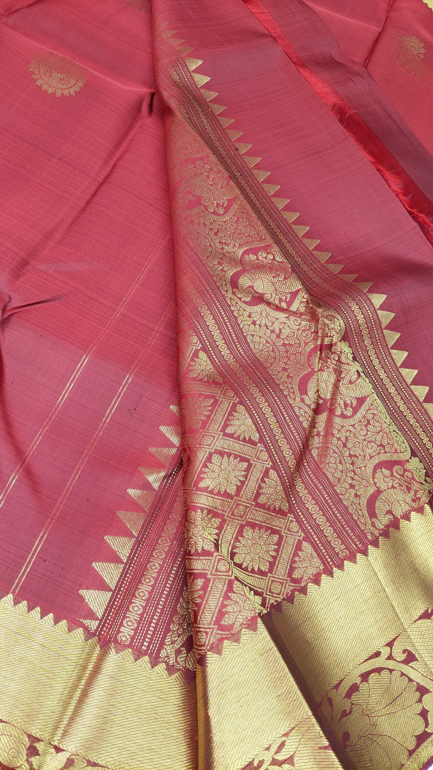 DEEP RED KANJIPURAM