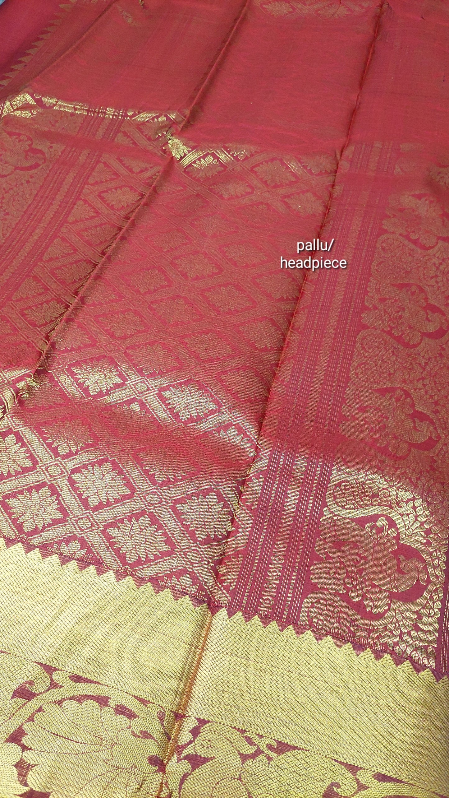 DEEP RED KANJIPURAM