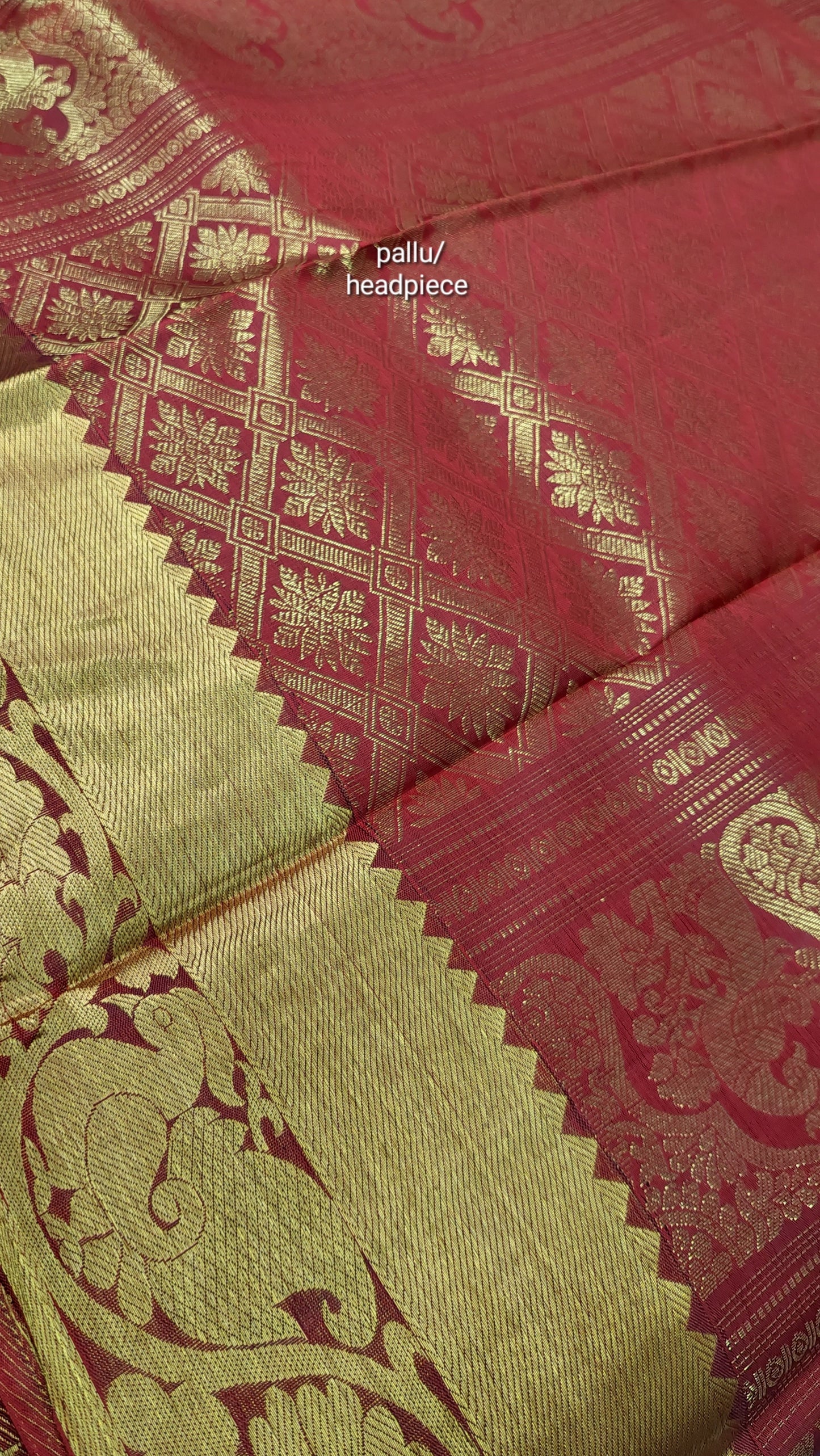 DEEP RED KANJIPURAM