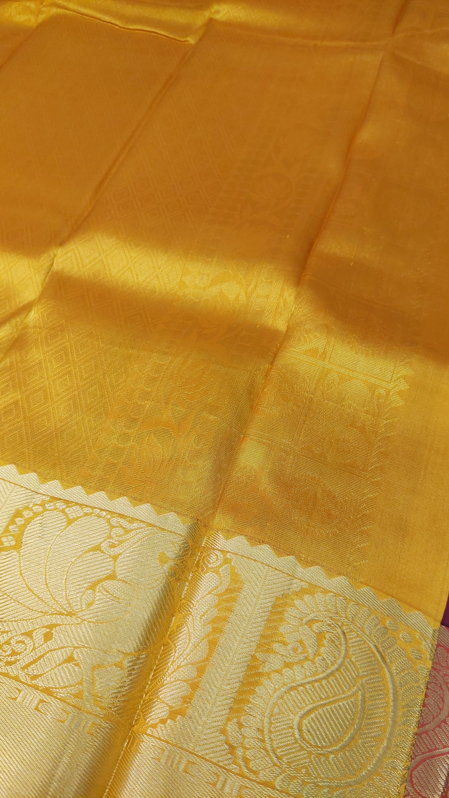 MAROON & MUSTARD KANJIPURAM