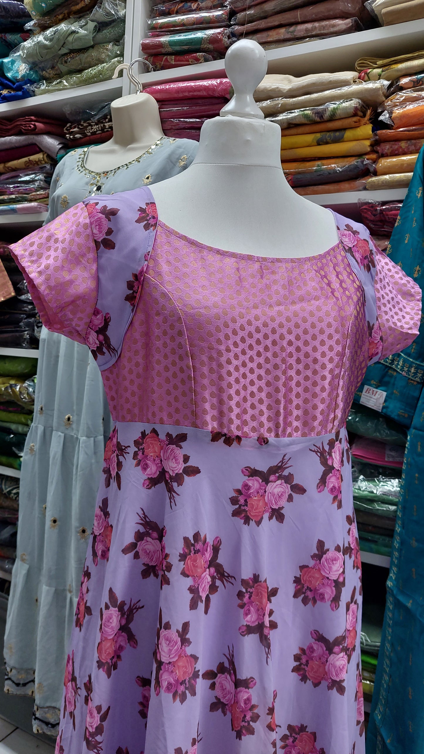 LILAC FLORAL GOWN