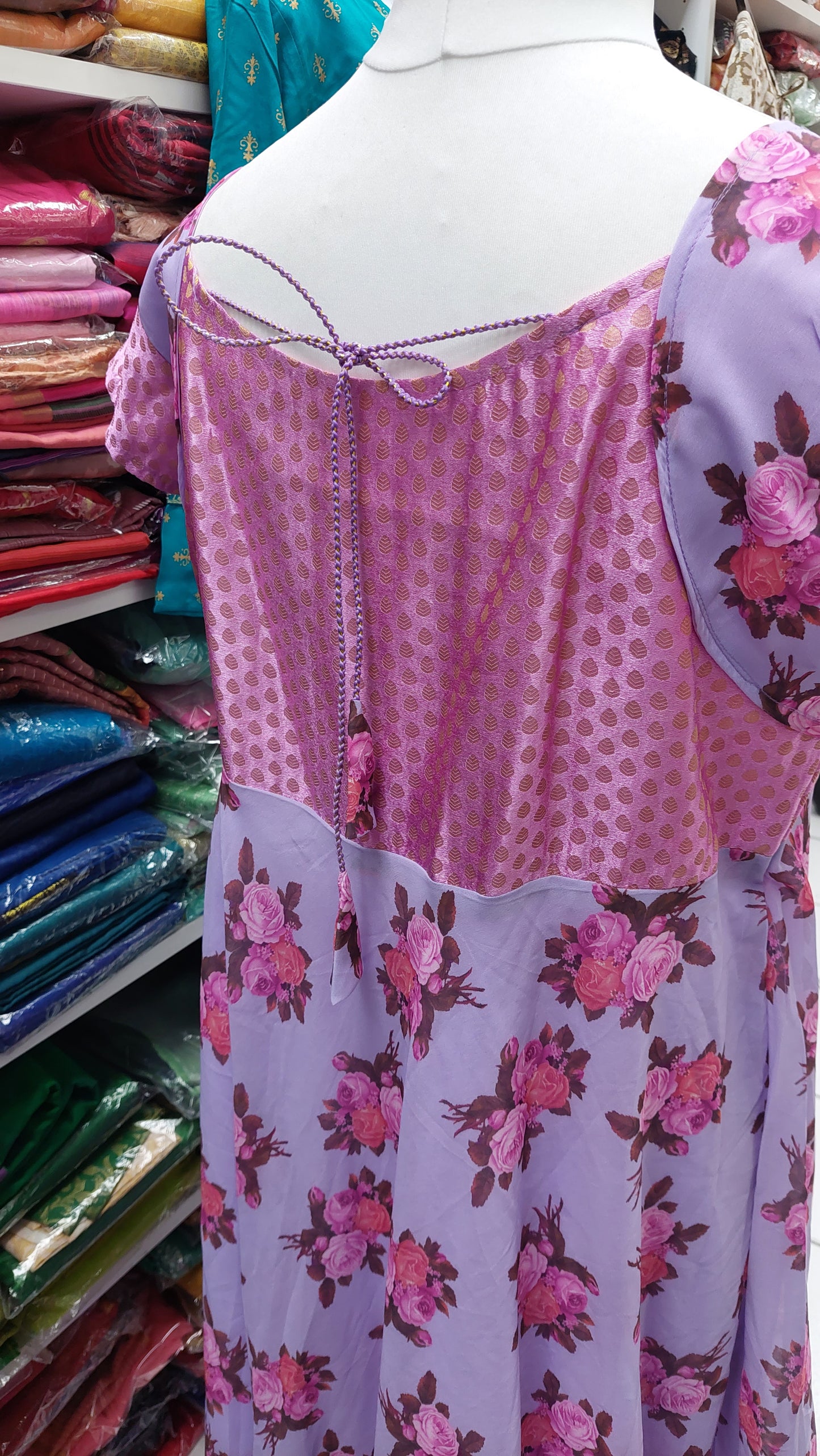 LILAC FLORAL GOWN