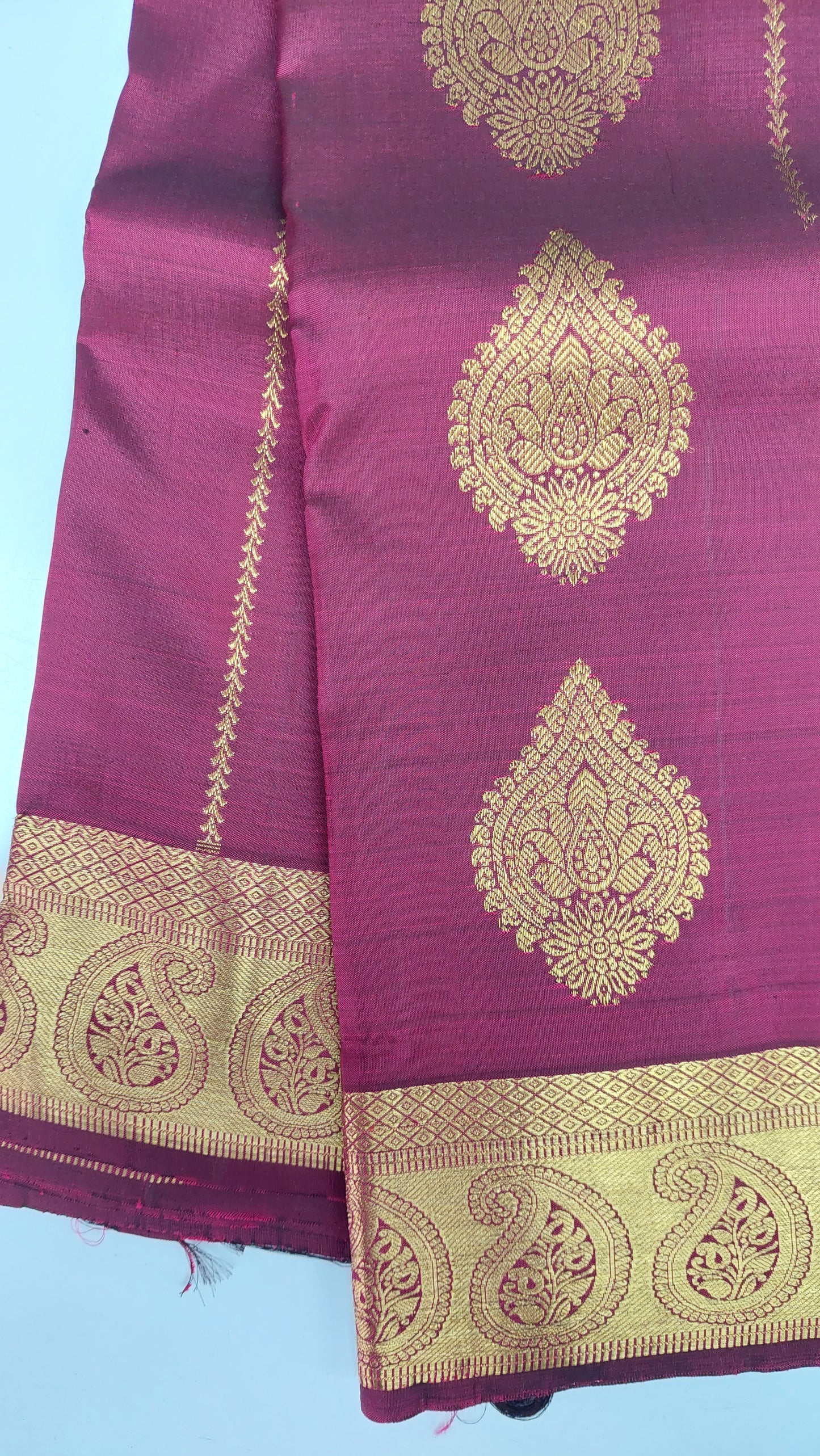 MAROON BRIDAL KANJIPURAM