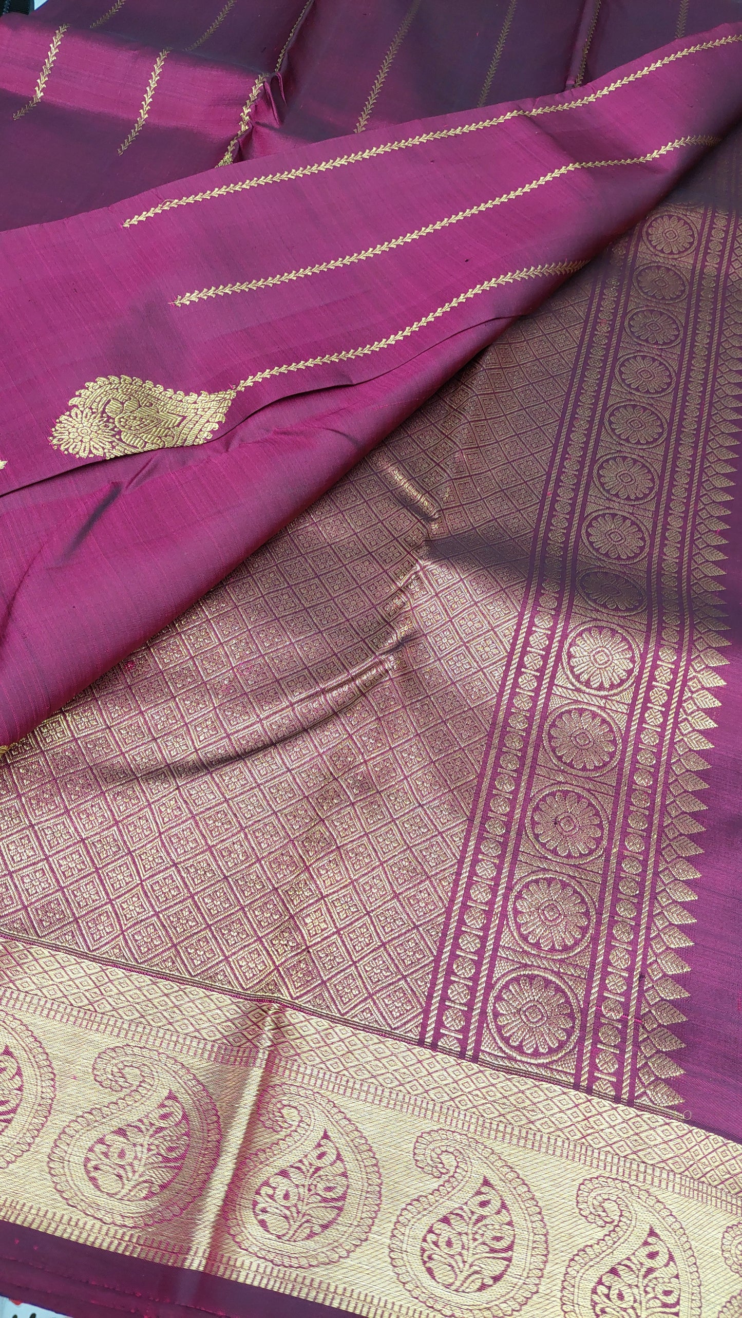 MAROON BRIDAL KANJIPURAM