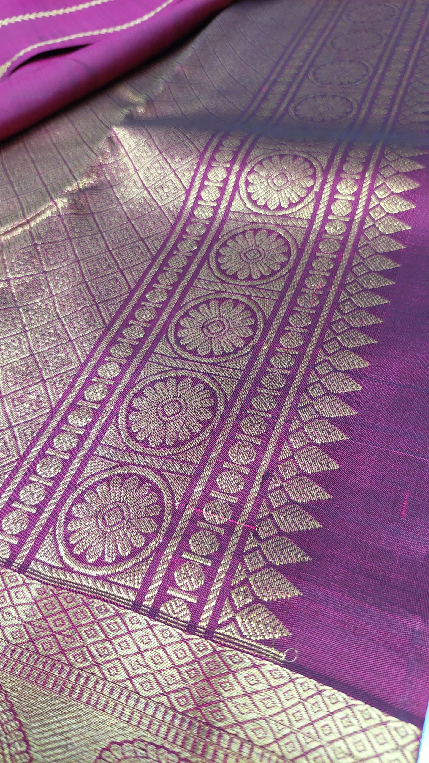 MAROON BRIDAL KANJIPURAM