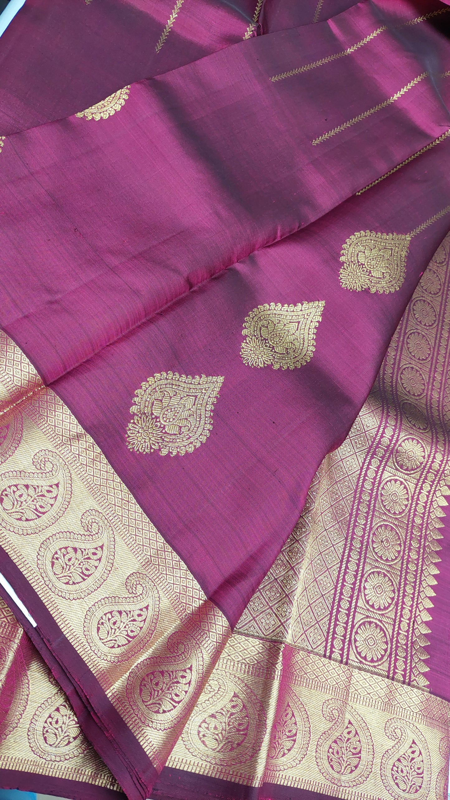 MAROON BRIDAL KANJIPURAM