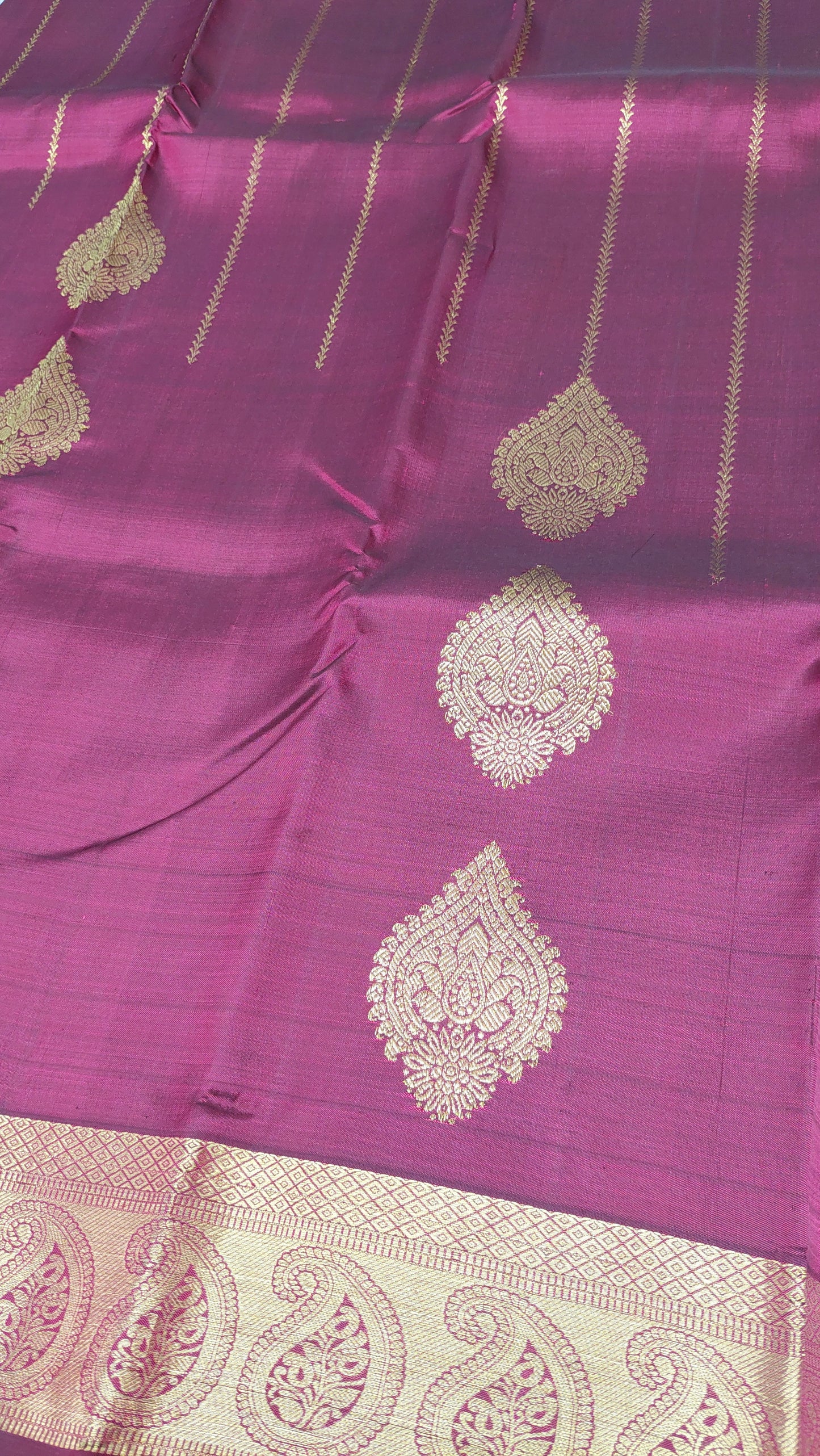 MAROON BRIDAL KANJIPURAM