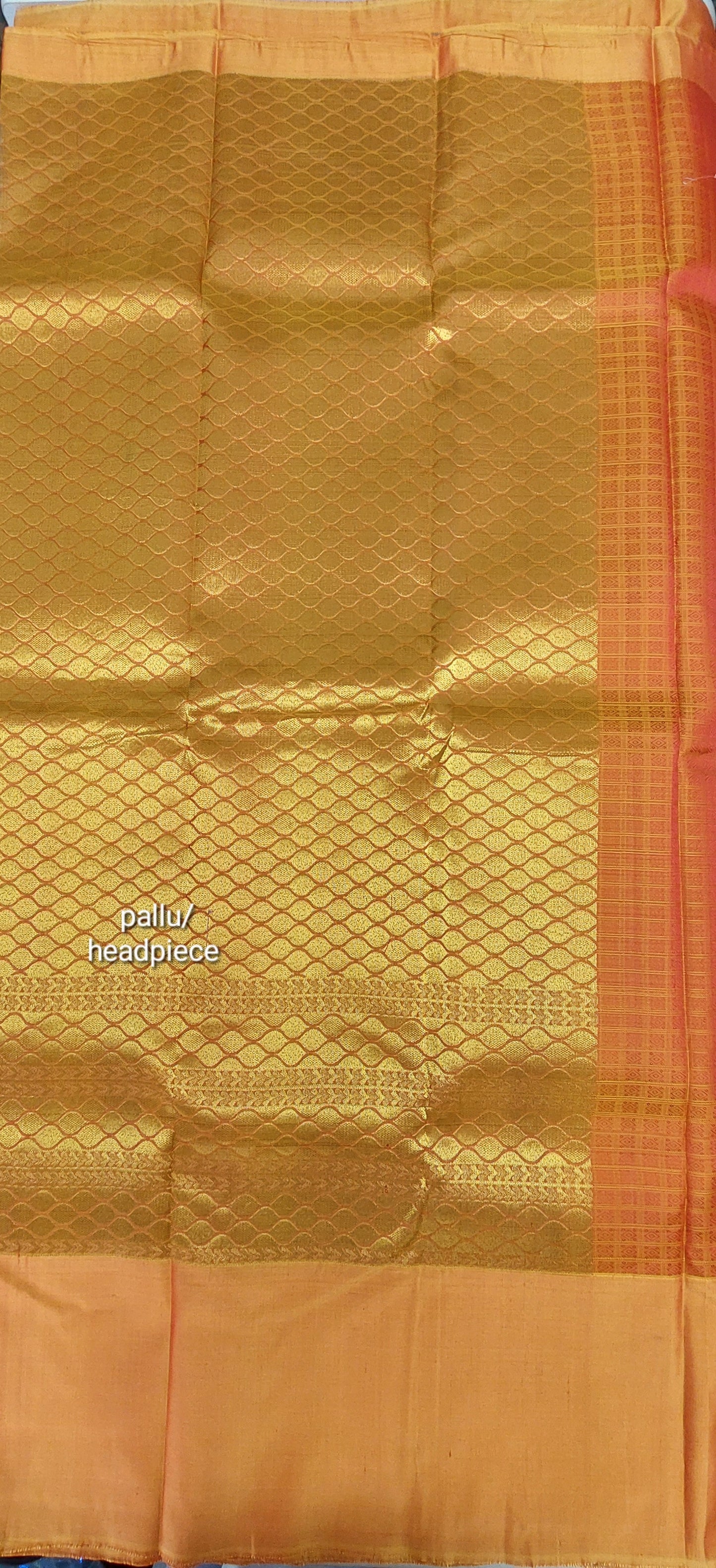 RED & YELLOW GOLD KANJIPURAM