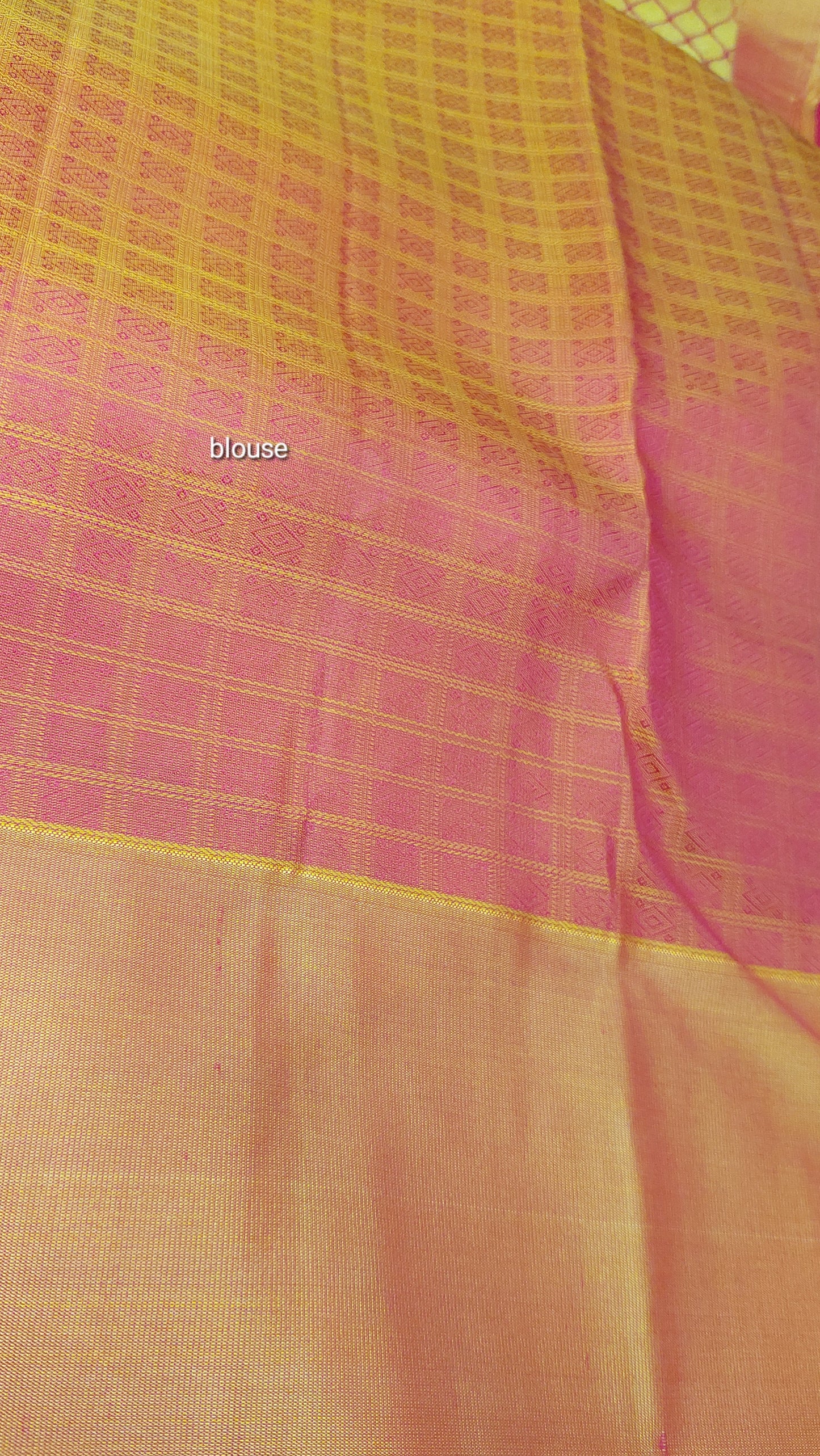 RED & YELLOW GOLD KANJIPURAM