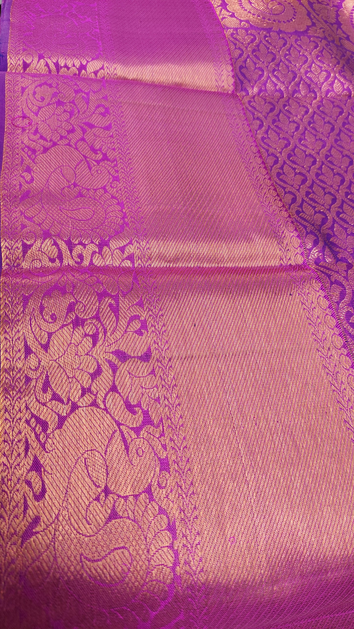 MAGENTA & PURPLE KANJIPURAM