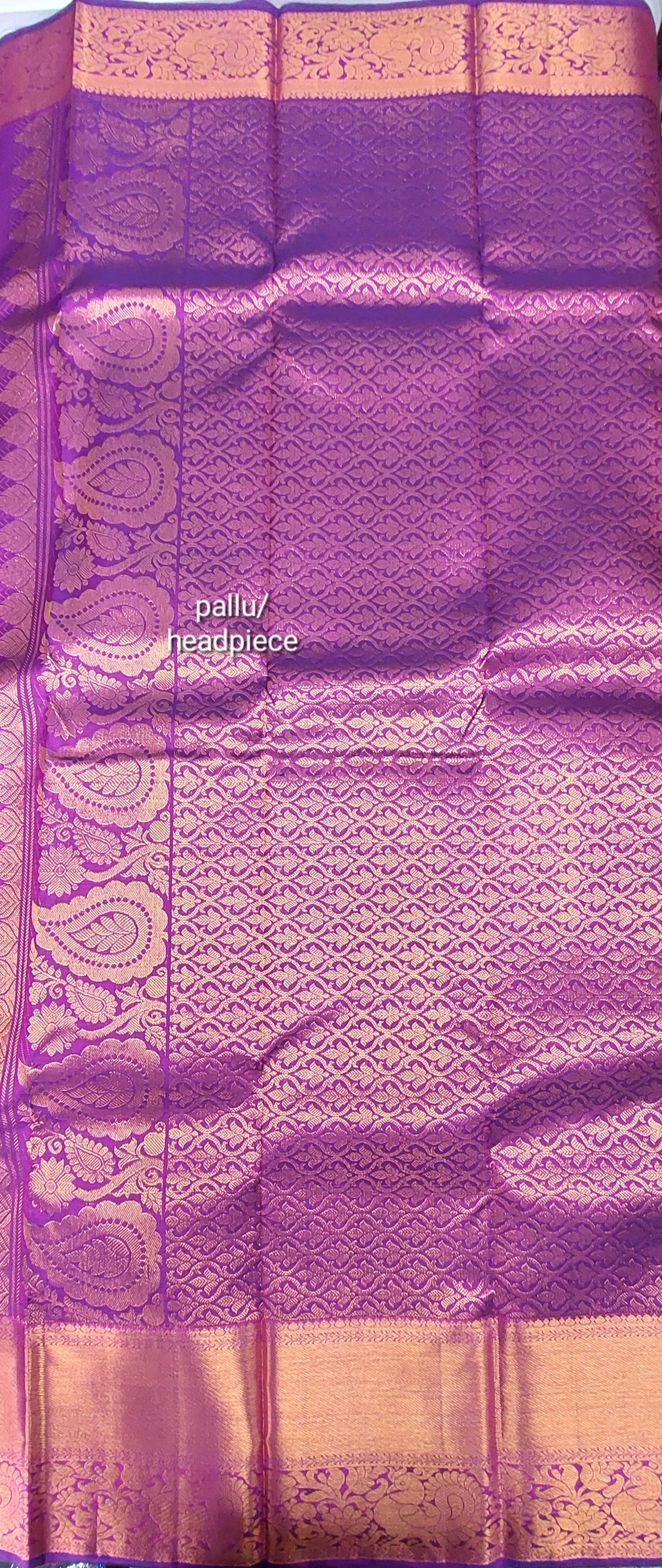MAGENTA & PURPLE KANJIPURAM