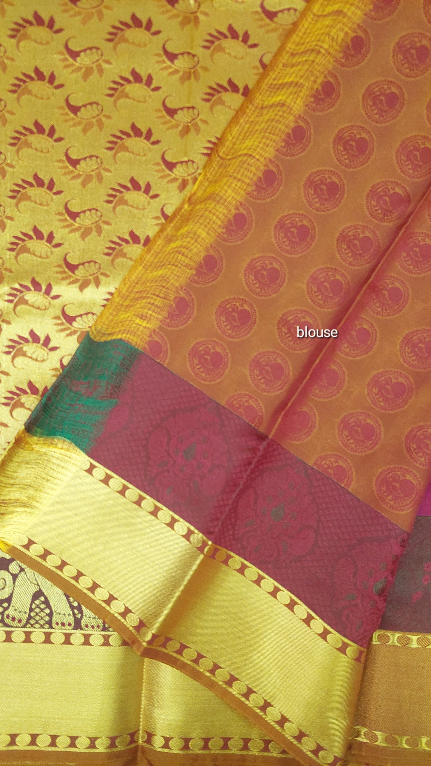 MAGENTA RED KANJIPURAM