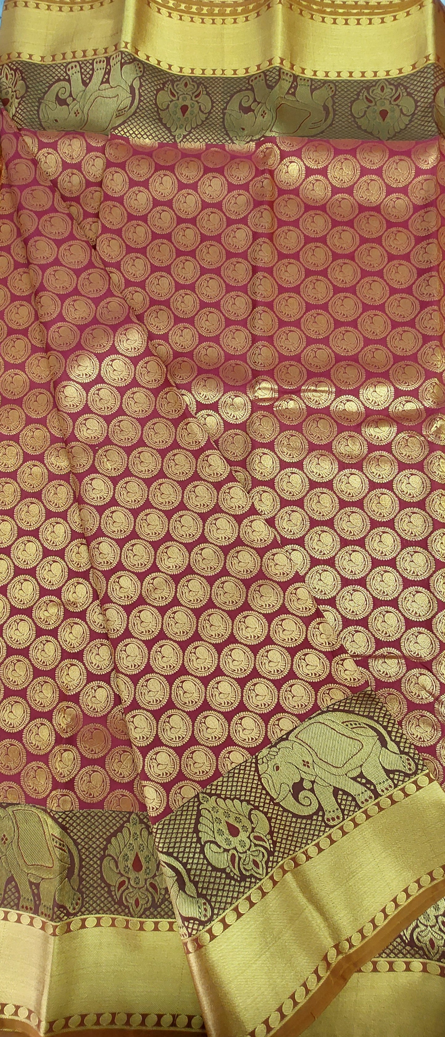 MAGENTA RED KANJIPURAM