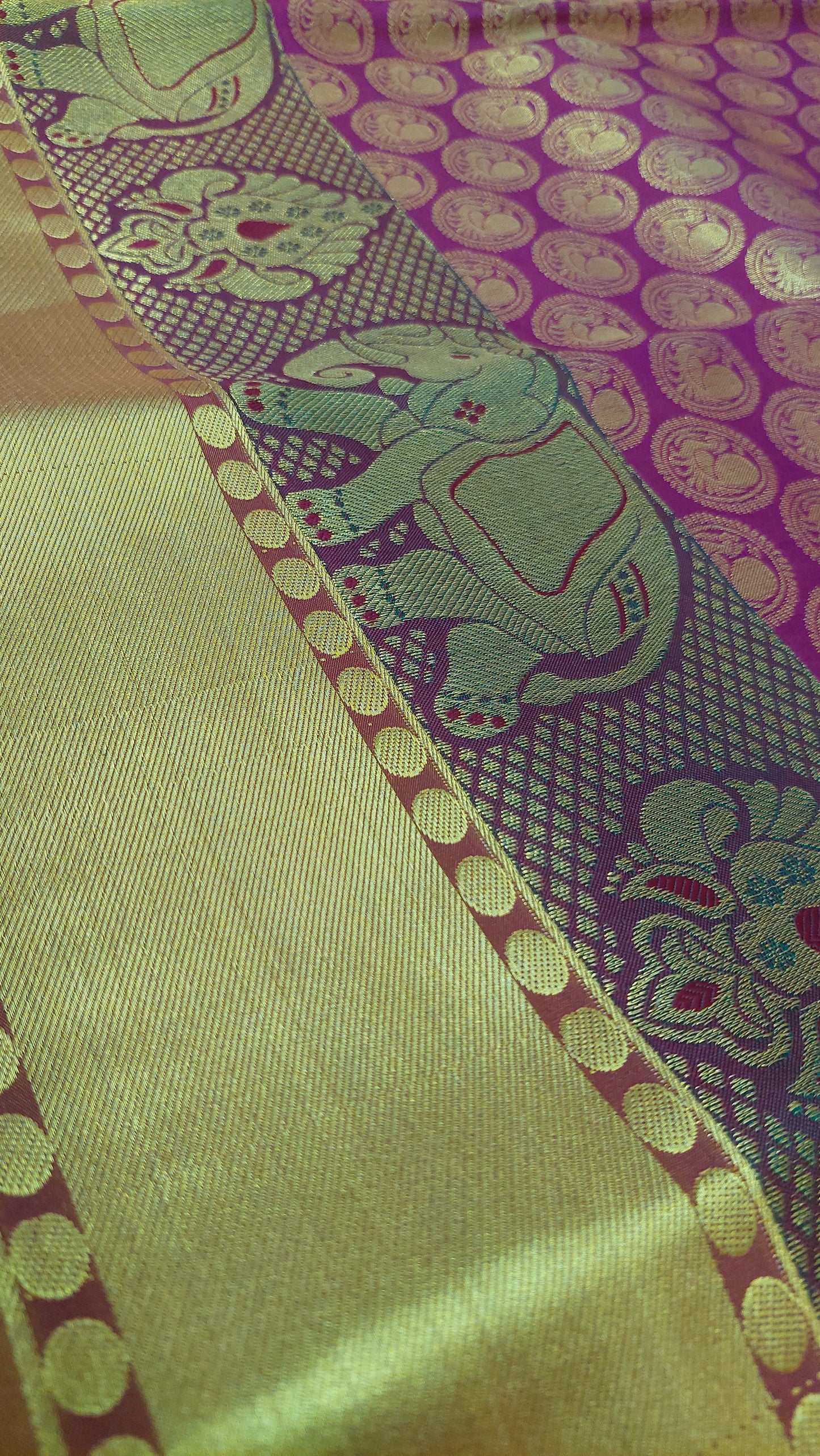 MAGENTA RED KANJIPURAM