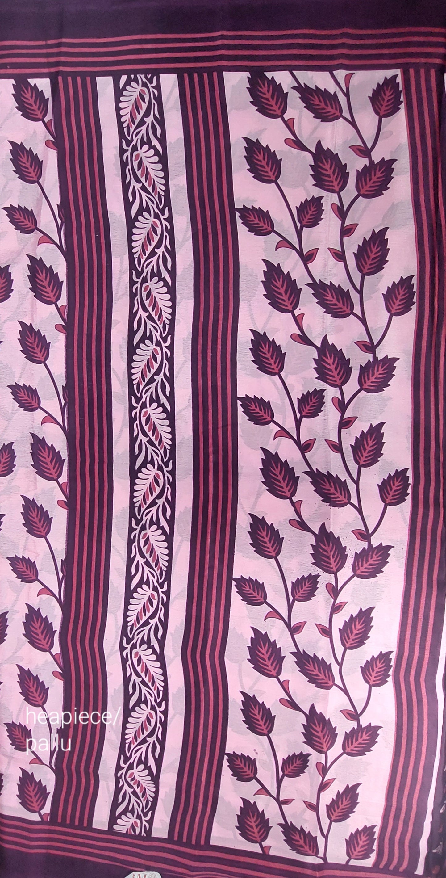 BABY PINK SATIN SAREE