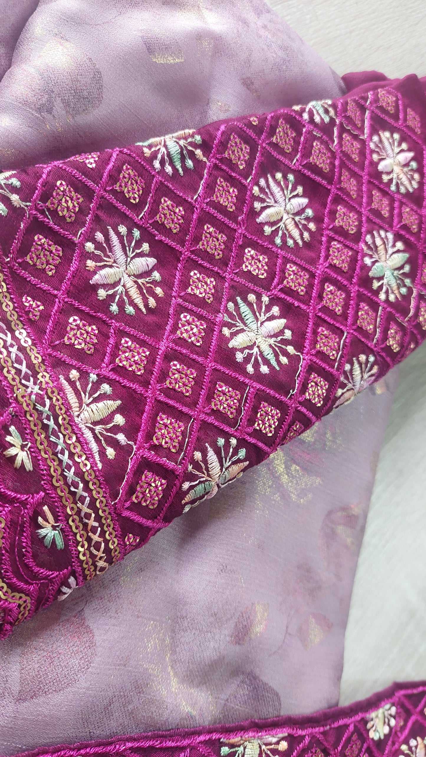 BLUSH PINK PARTY SAREE