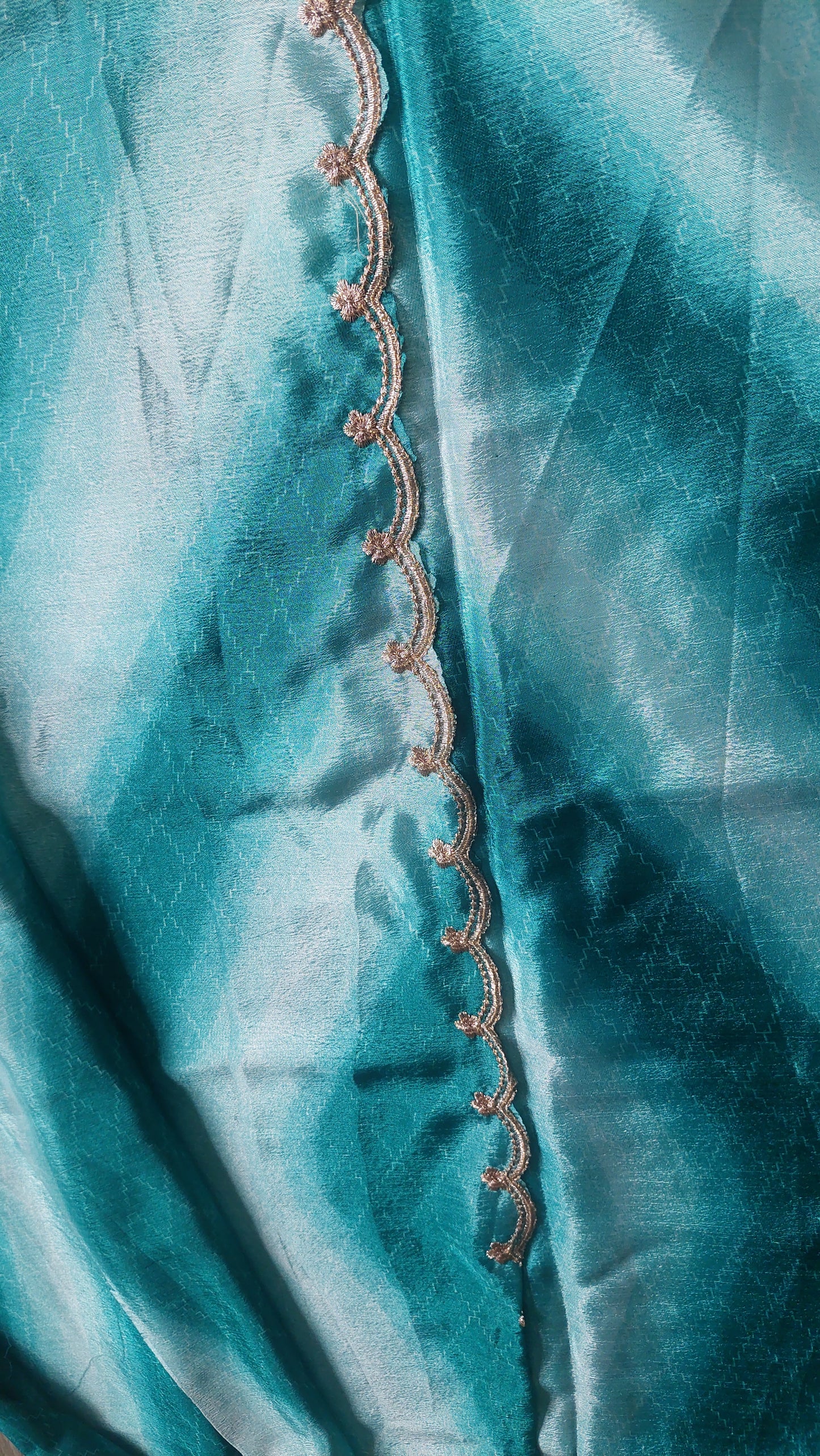 TURQUOISE PARTY SAREE