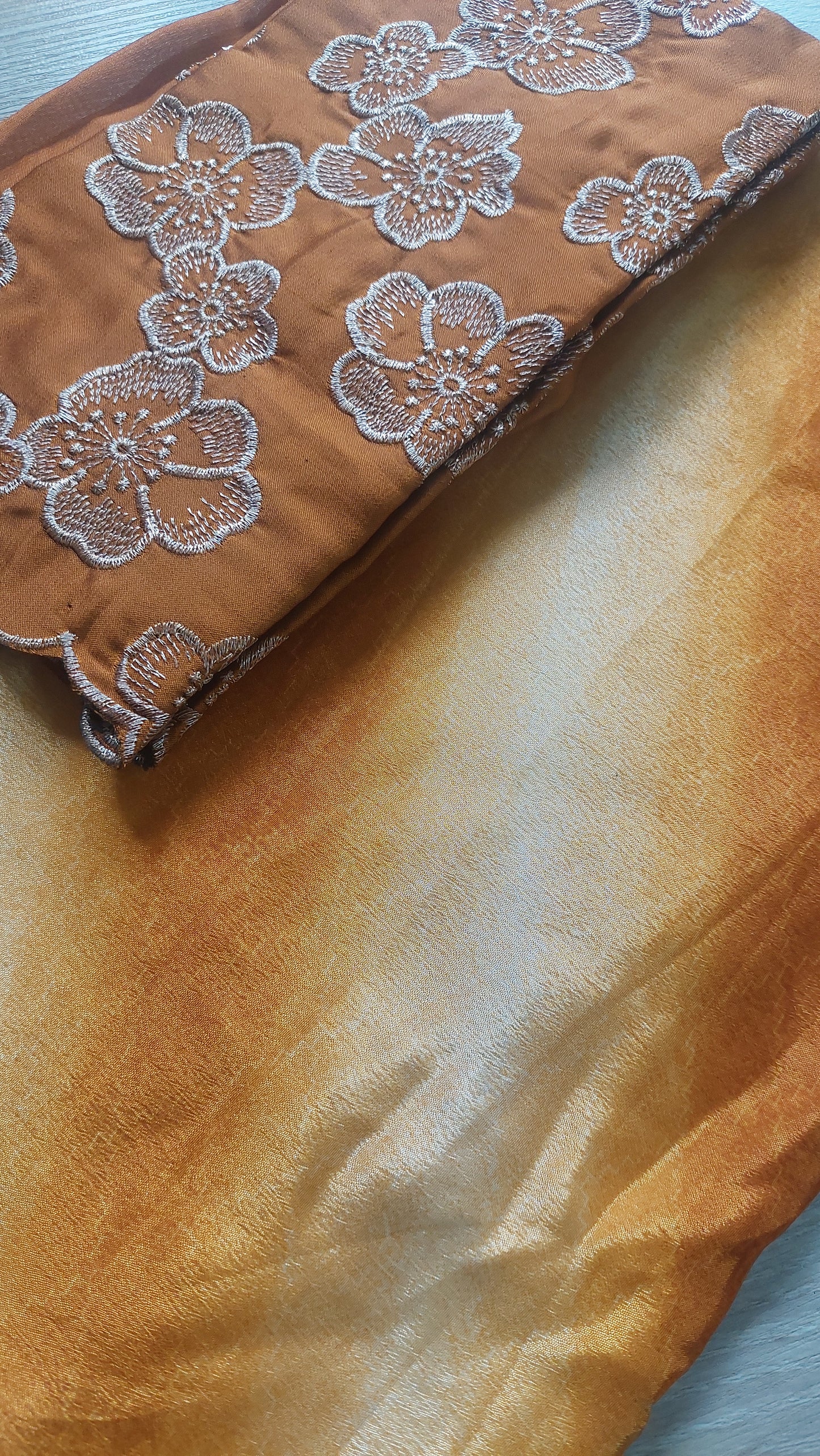 MUSTARD PARTY SAREE