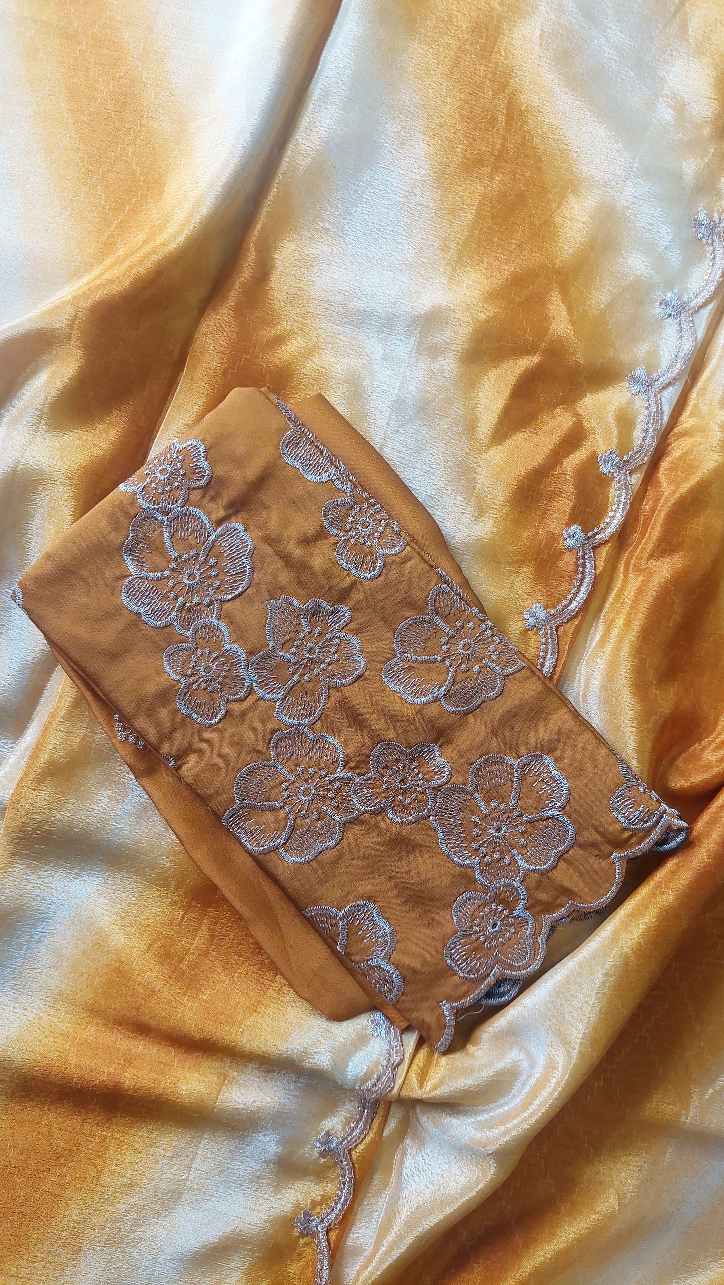 MUSTARD PARTY SAREE