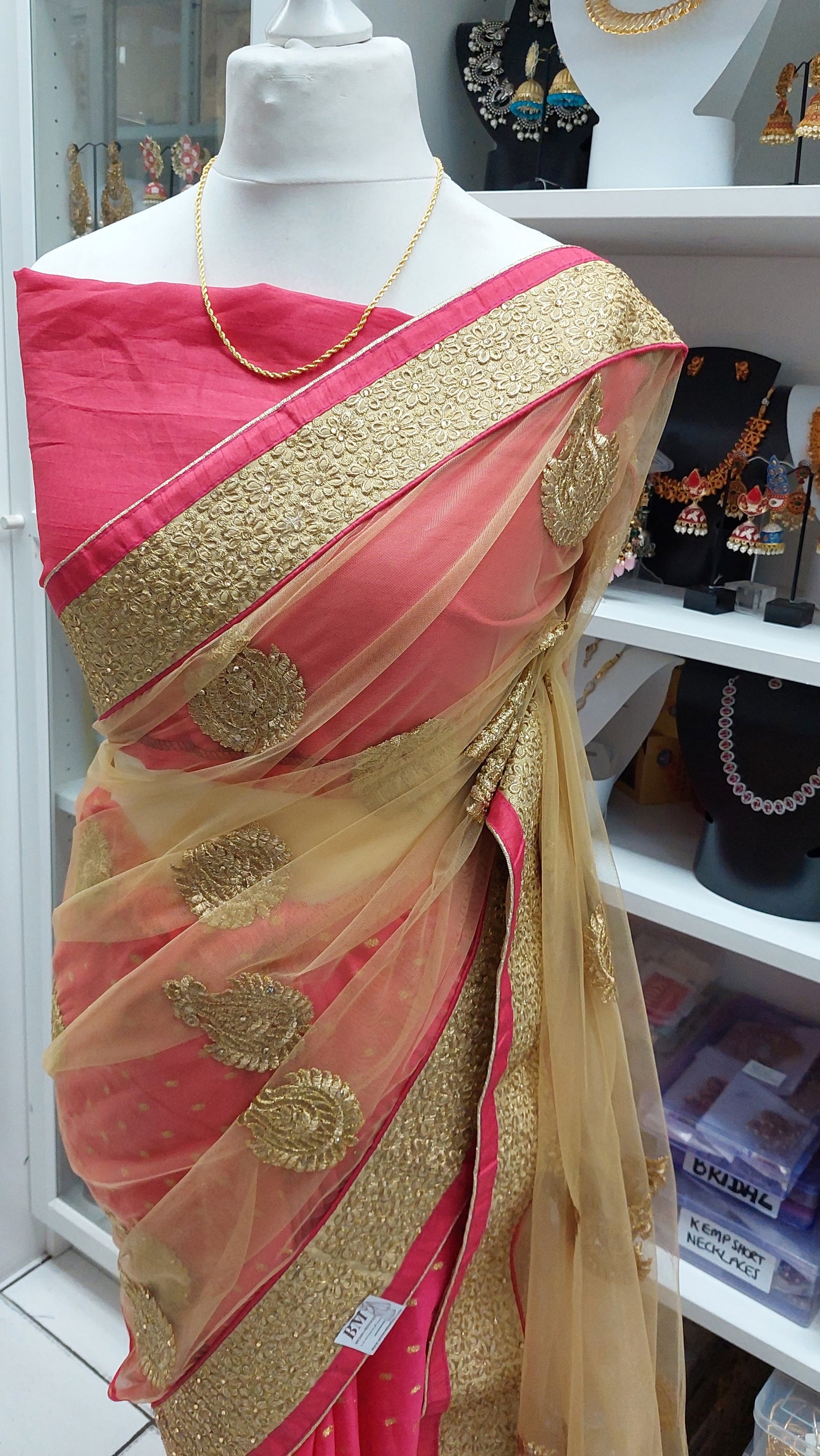 HALF & HALF DESIGNER SAREE 070