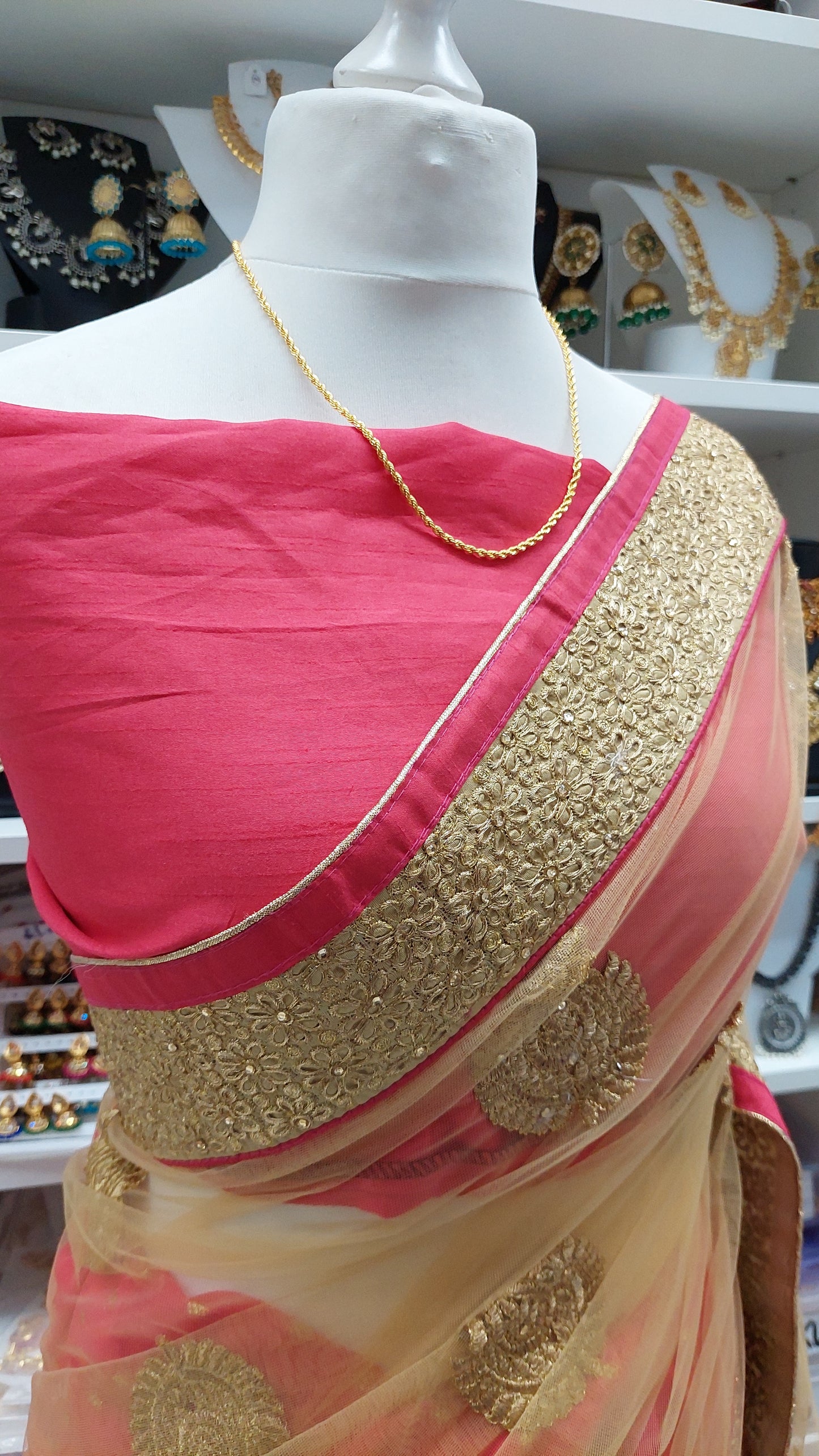 HALF & HALF DESIGNER SAREE 070
