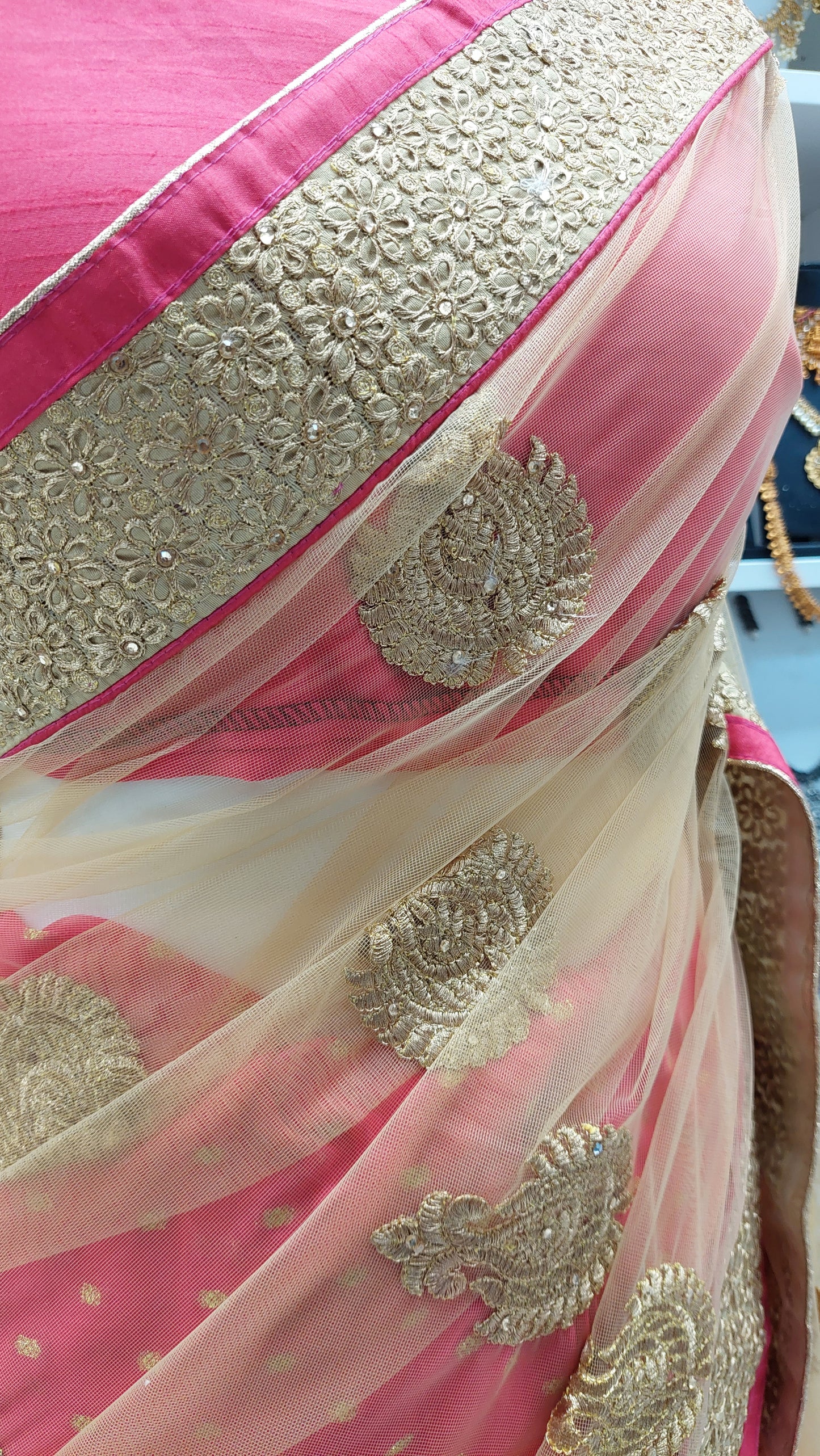 HALF & HALF DESIGNER SAREE 070