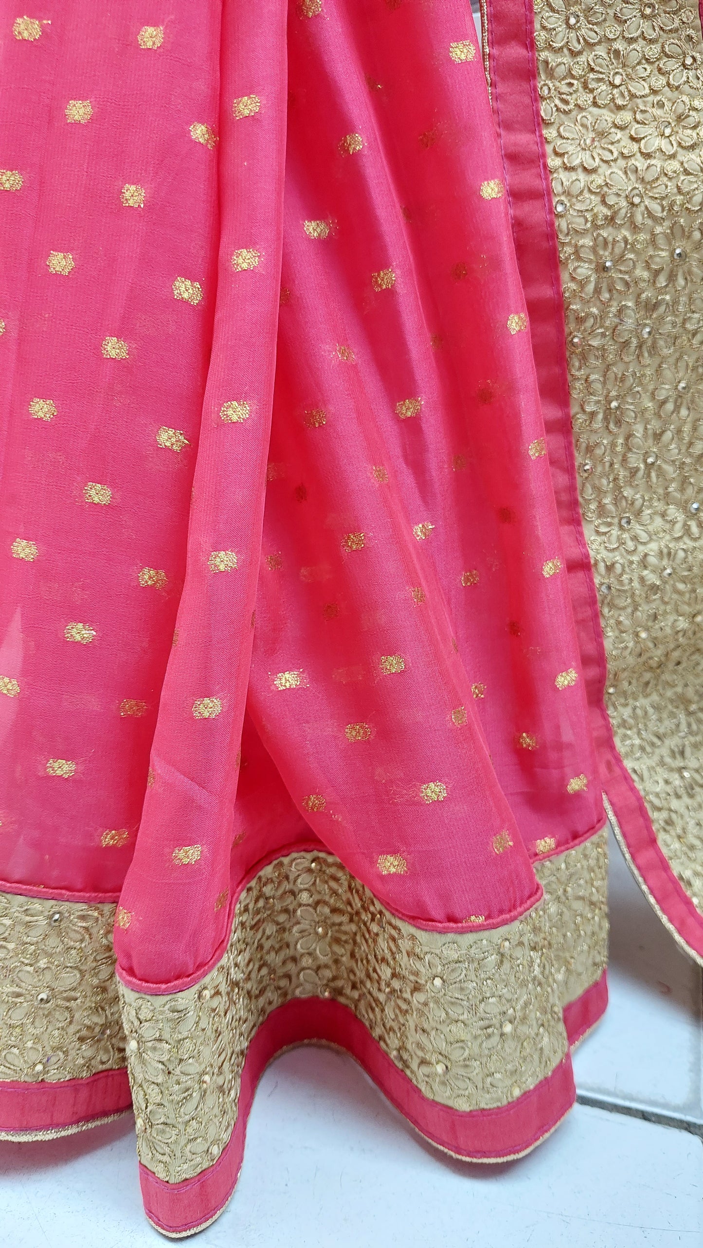 HALF & HALF DESIGNER SAREE 070