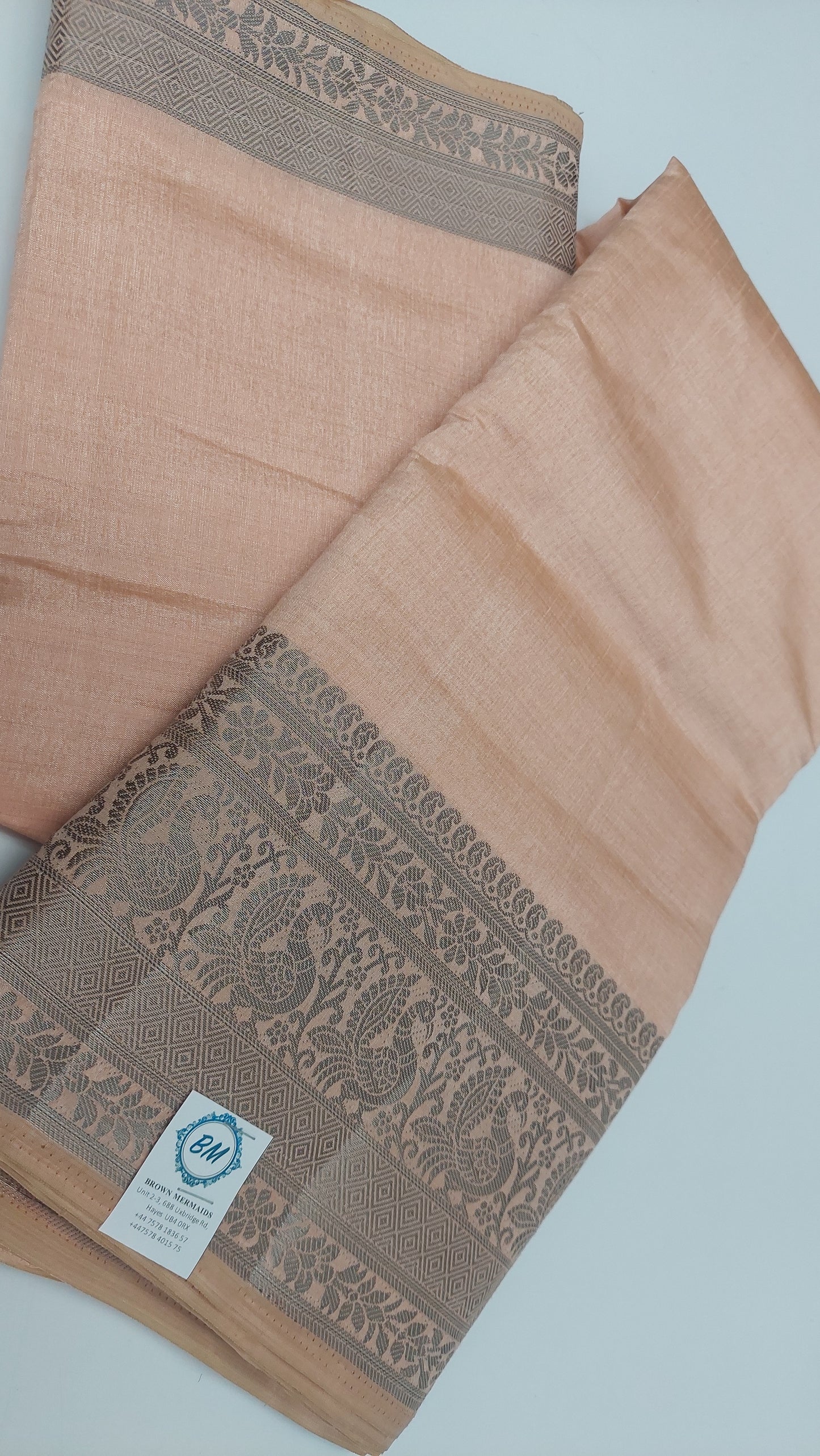 DUSTY PEACH COTTON SILK