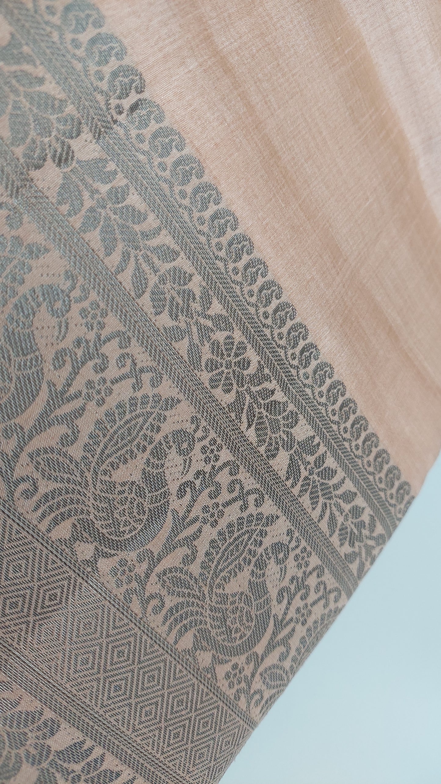 DUSTY PEACH COTTON SILK