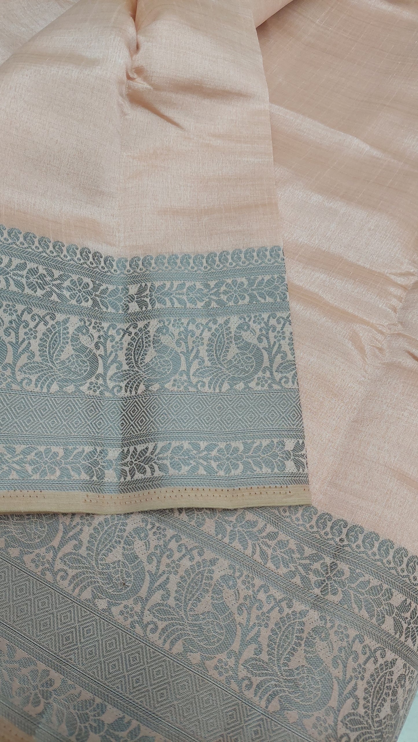 DUSTY PEACH COTTON SILK