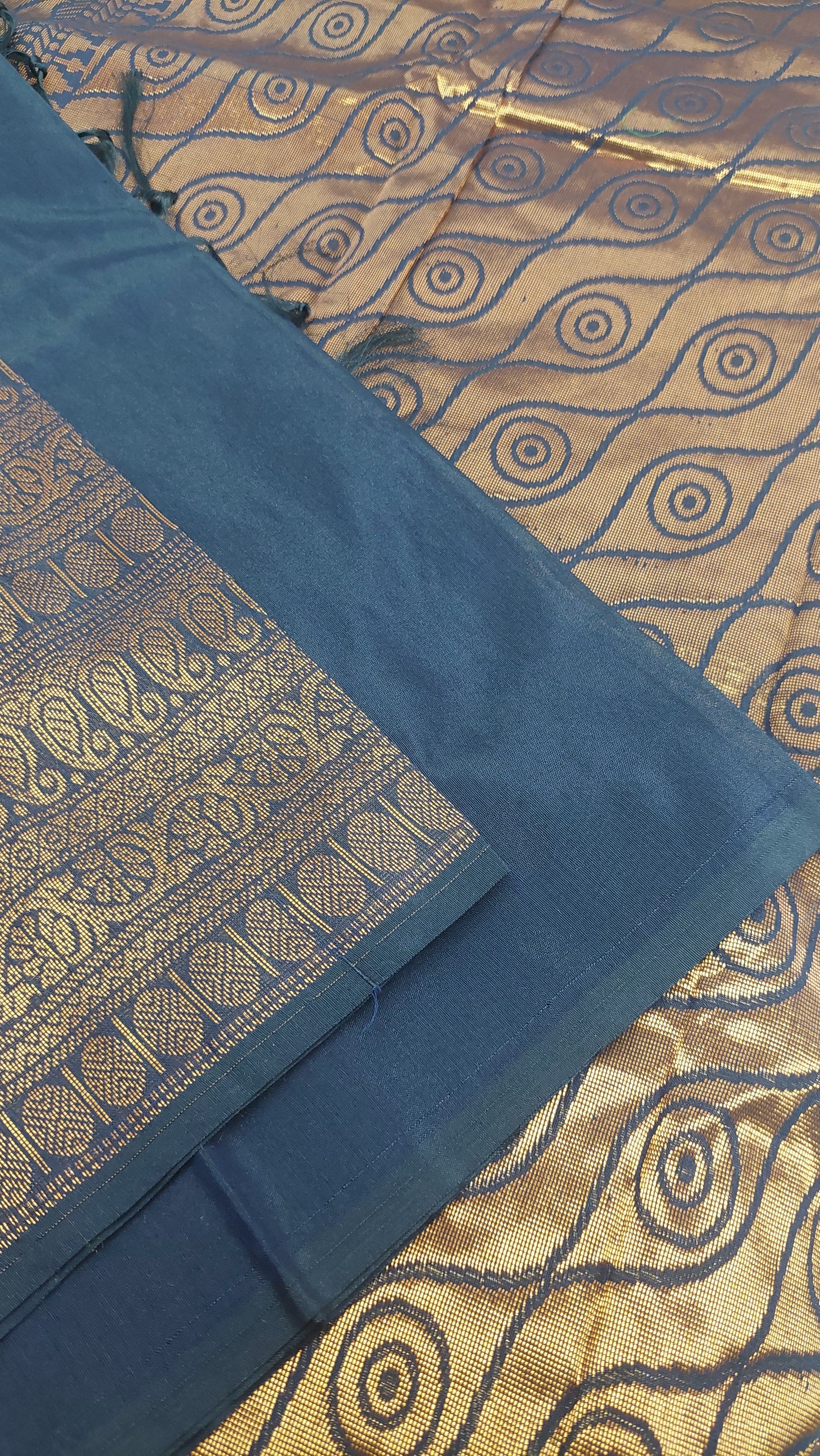 DARK NAVY BLUE KUBER SILK