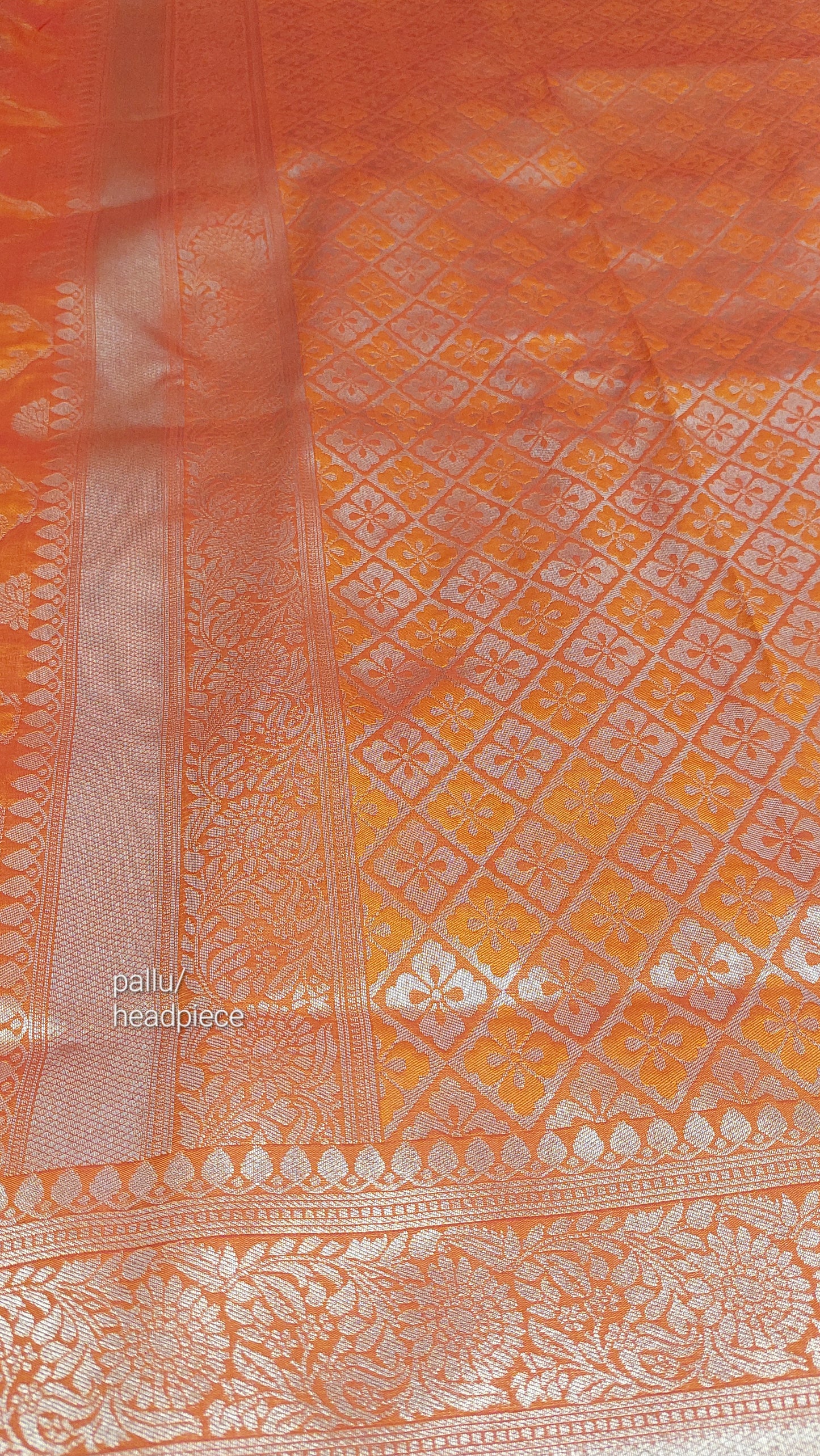 ORANGE DOUBLE TONNE BANARASI