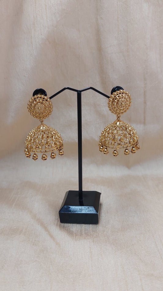 ANTIQUE GOLD JUMKHAS E0260