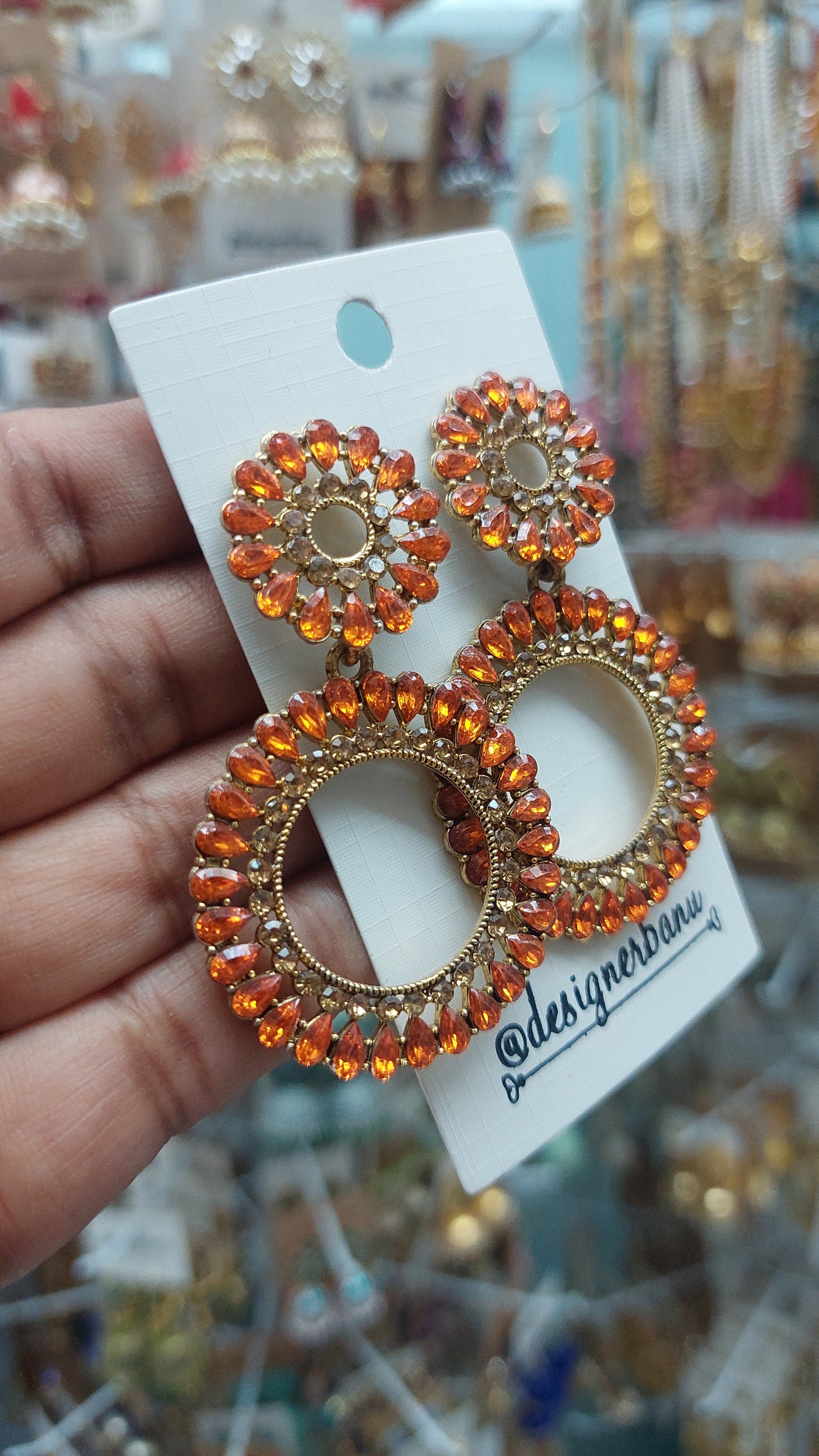 ORANGE EARRINGS