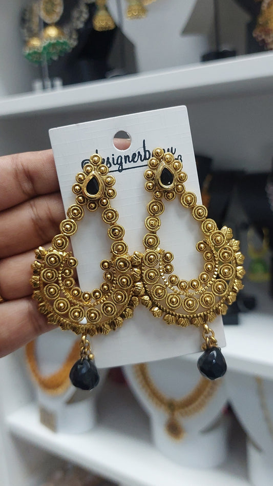GOLD FASHION EARRINGS E0117