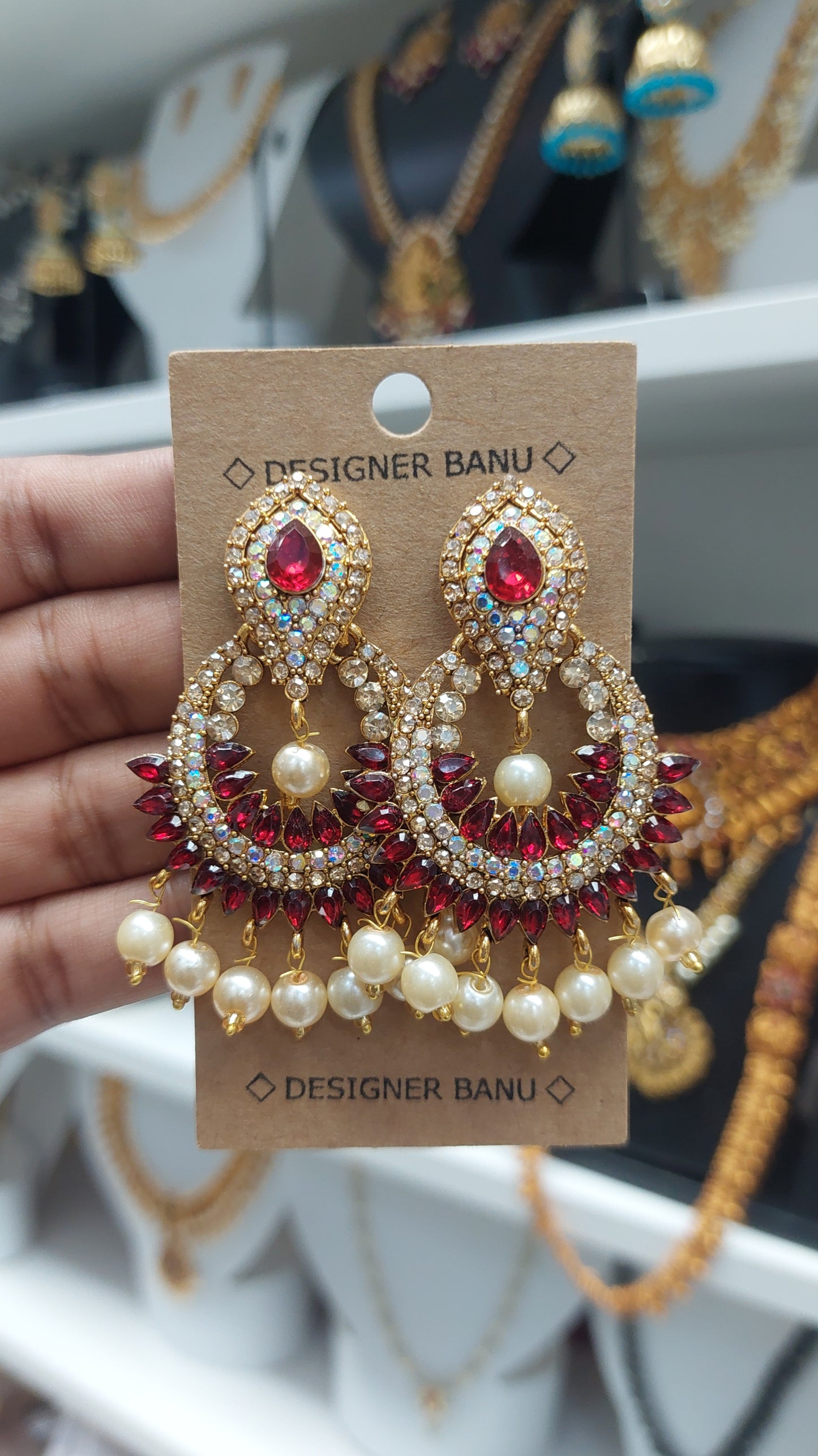 GOLD FASHION EARRINGS E0118