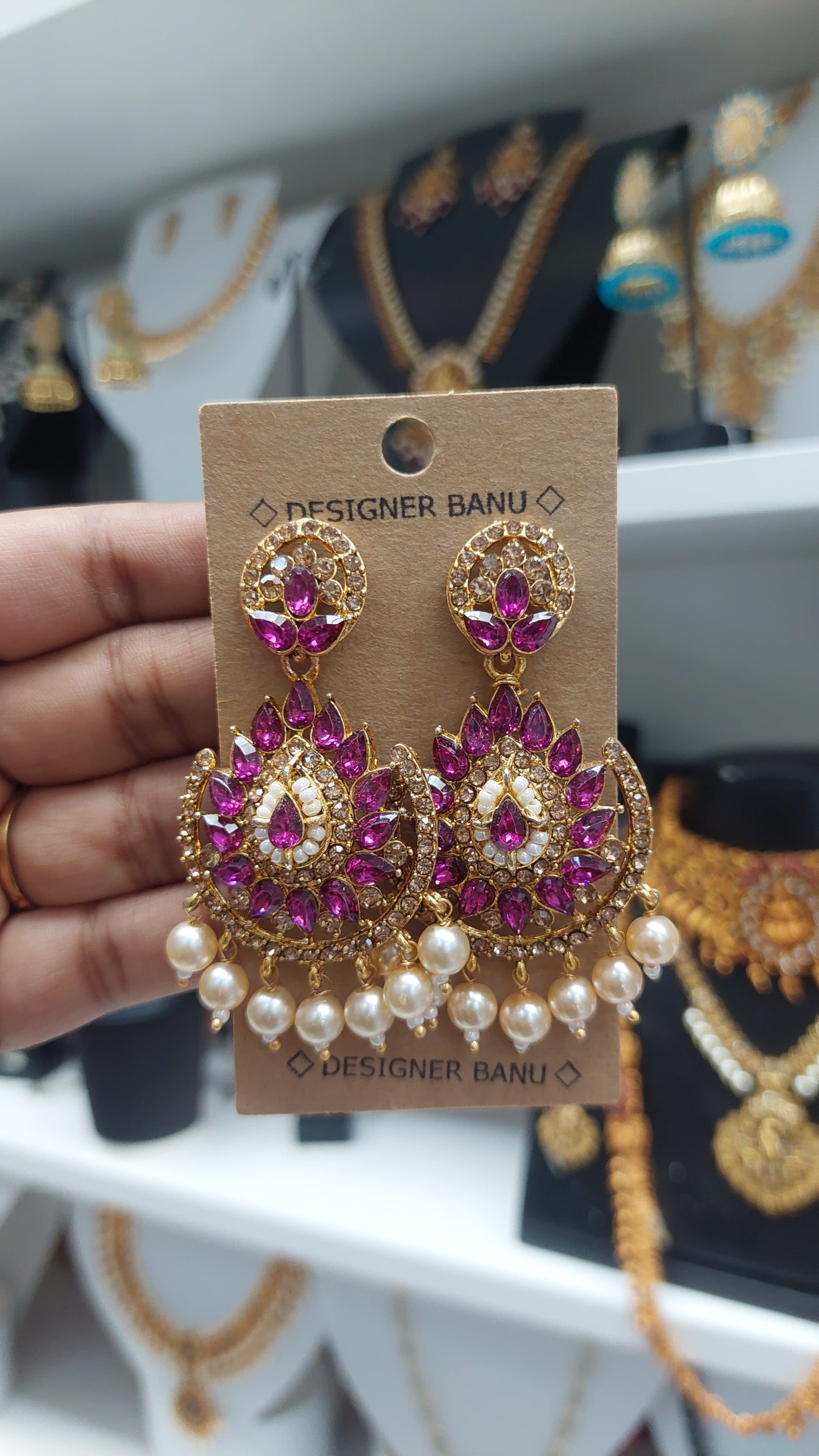 GOLD FASHION EARRINGS E0119