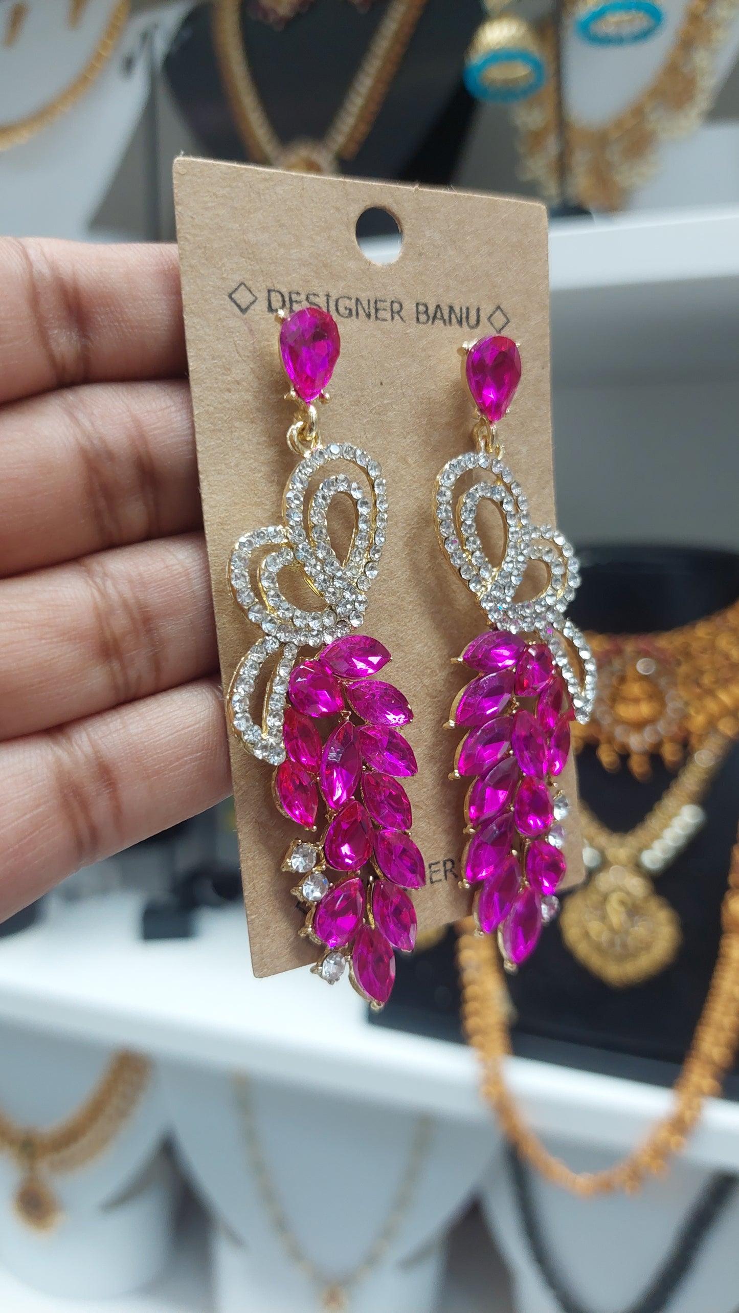 GOLD FASHION EARRINGS E0120